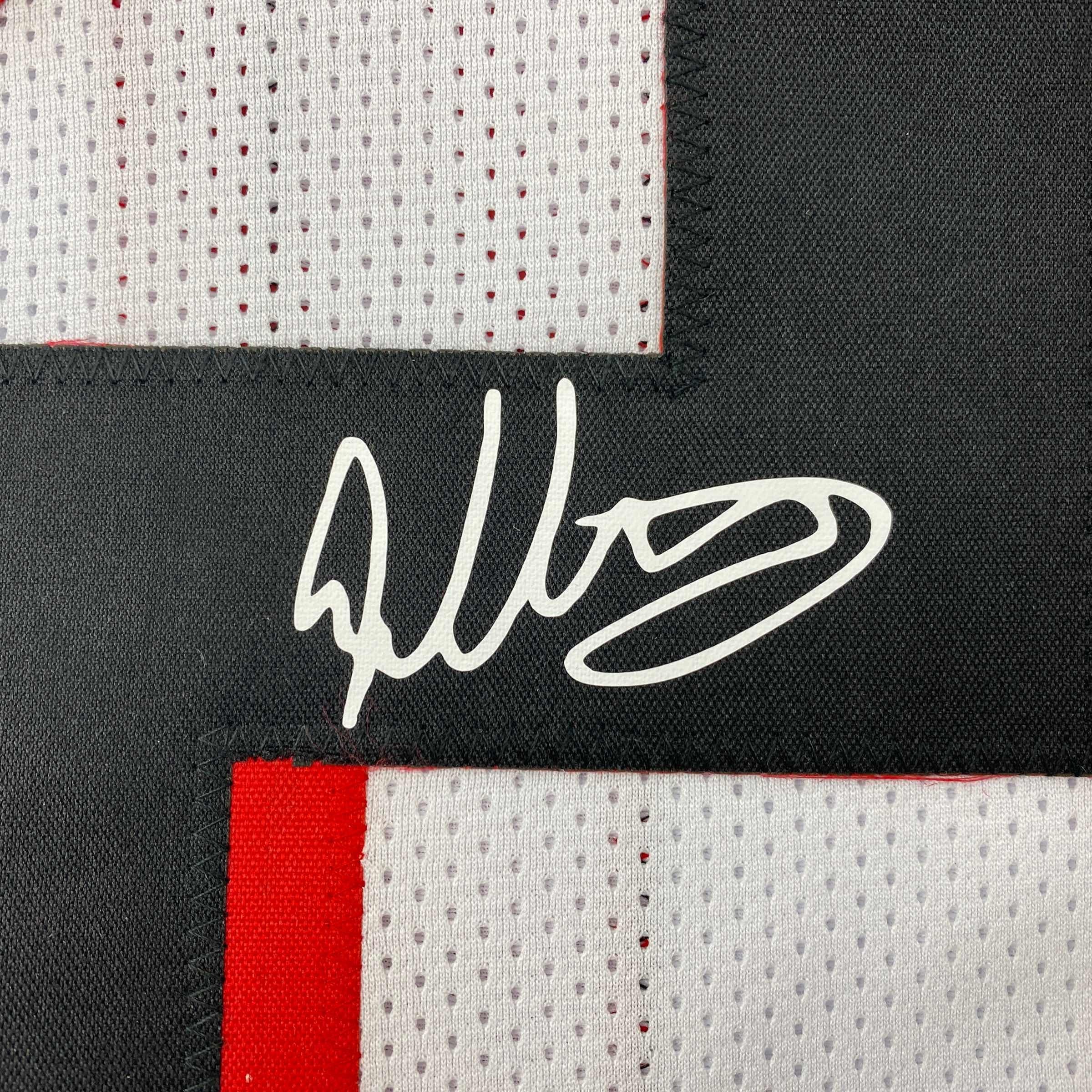 Facsimile Autographed Todd Gurley II Atlanta White Reprint Laser Auto Football Jersey Size Men's XL
