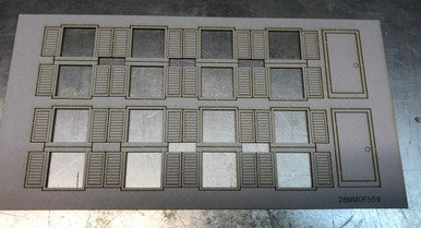 Extra Doors and Windows with Shutters - 28MMDF559