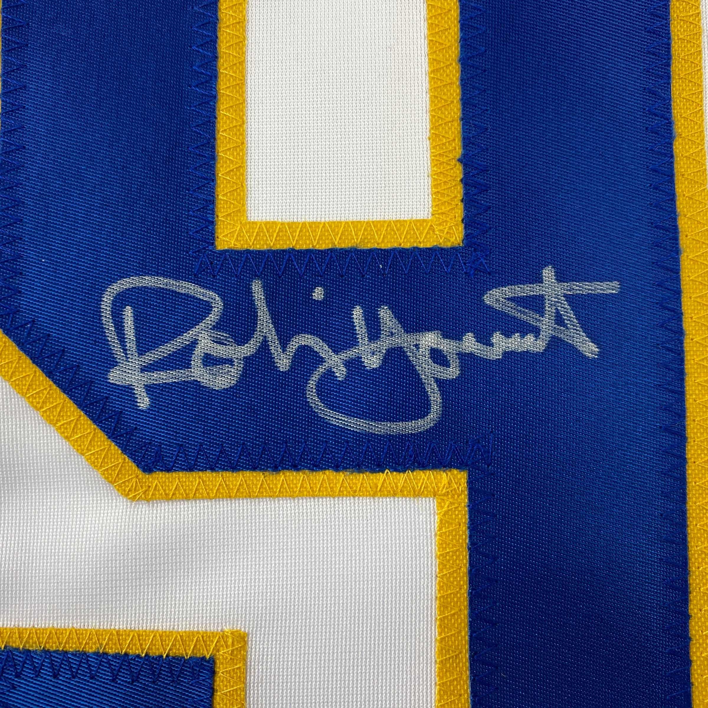 Autographed/Signed Robin Yount Milwaukee White Baseball Jersey JSA COA