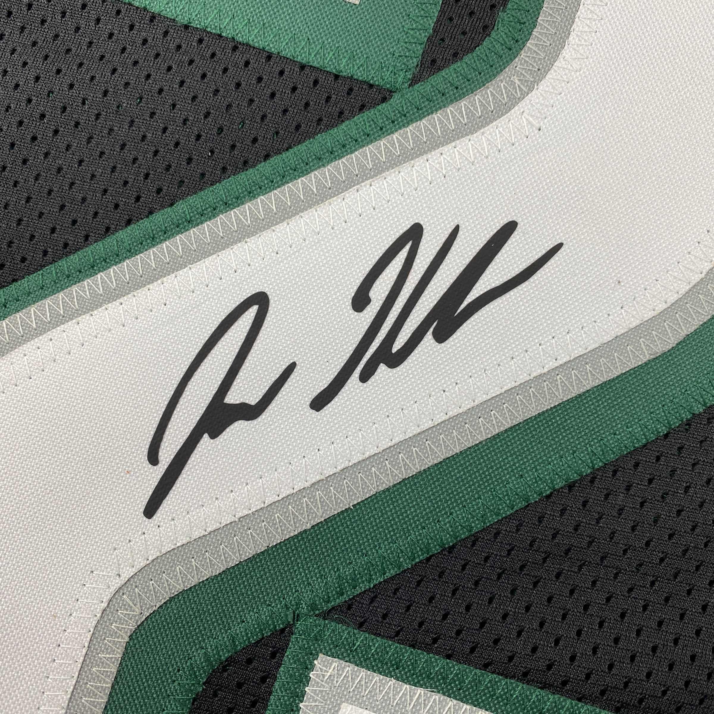 Facsimile Autographed Jason Kelce Philadelphia Black Reprint Laser Auto Football Jersey Size Men's XL