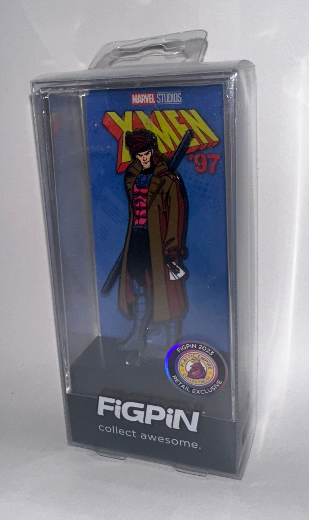 FiGPiN X-MEN 97- ROGUE AND GAMBIT ENAMEL PIN SET