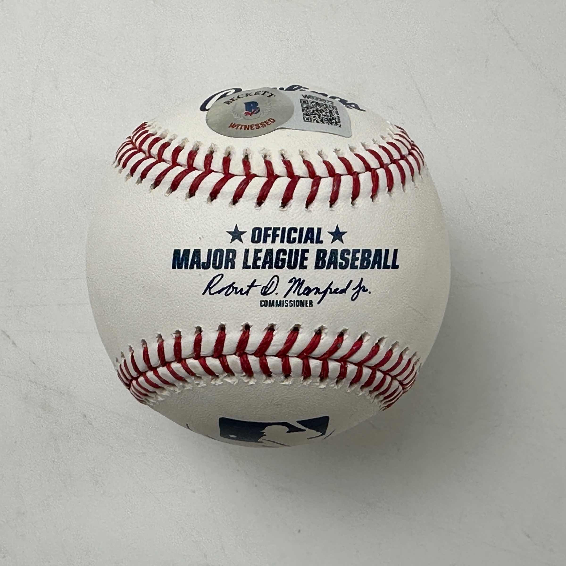 Autographed/Signed The Sandlot Movie 6x Cast Member Sigs Rawlings Official Major League Baseball Beckett BAS COA