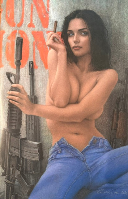 Gun Honey Doubles Down #3 CELINA Fan Expo Dallas Big Dex Exclusive Virgin Variant