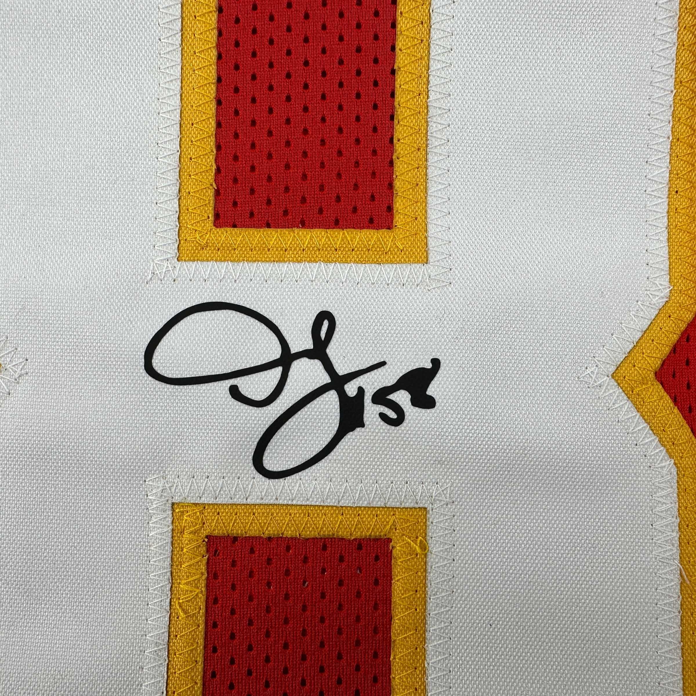 Facsimile Autographed Derrick Thomas Kansas City Red Reprint Laser Auto Football Jersey Size Men's XL