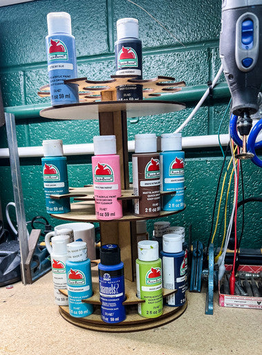 Rotating Paint Rack - For 2oz Craft Paints