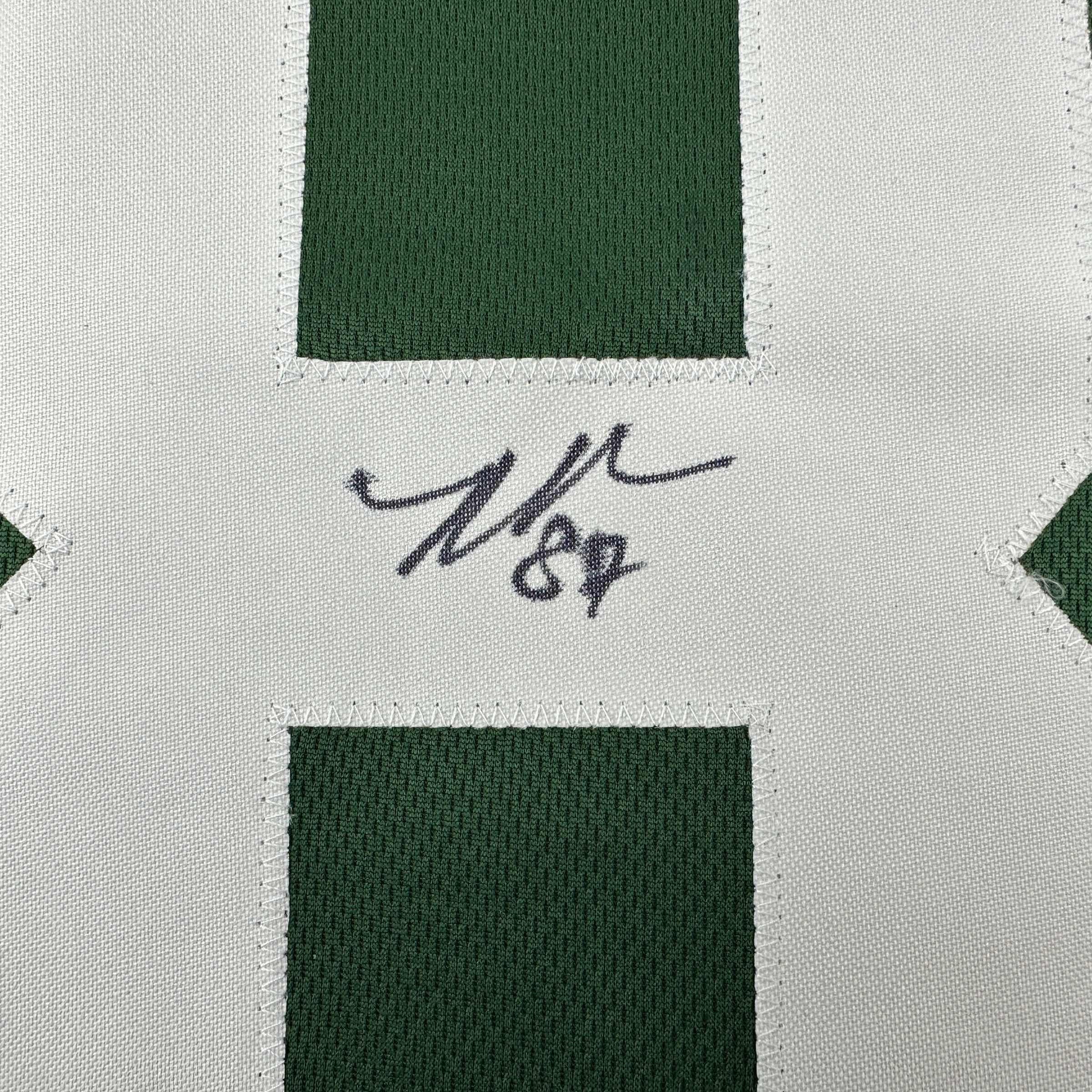 Autographed/Signed Romeo Doubs Green Bay Green Football Jersey JSA COA