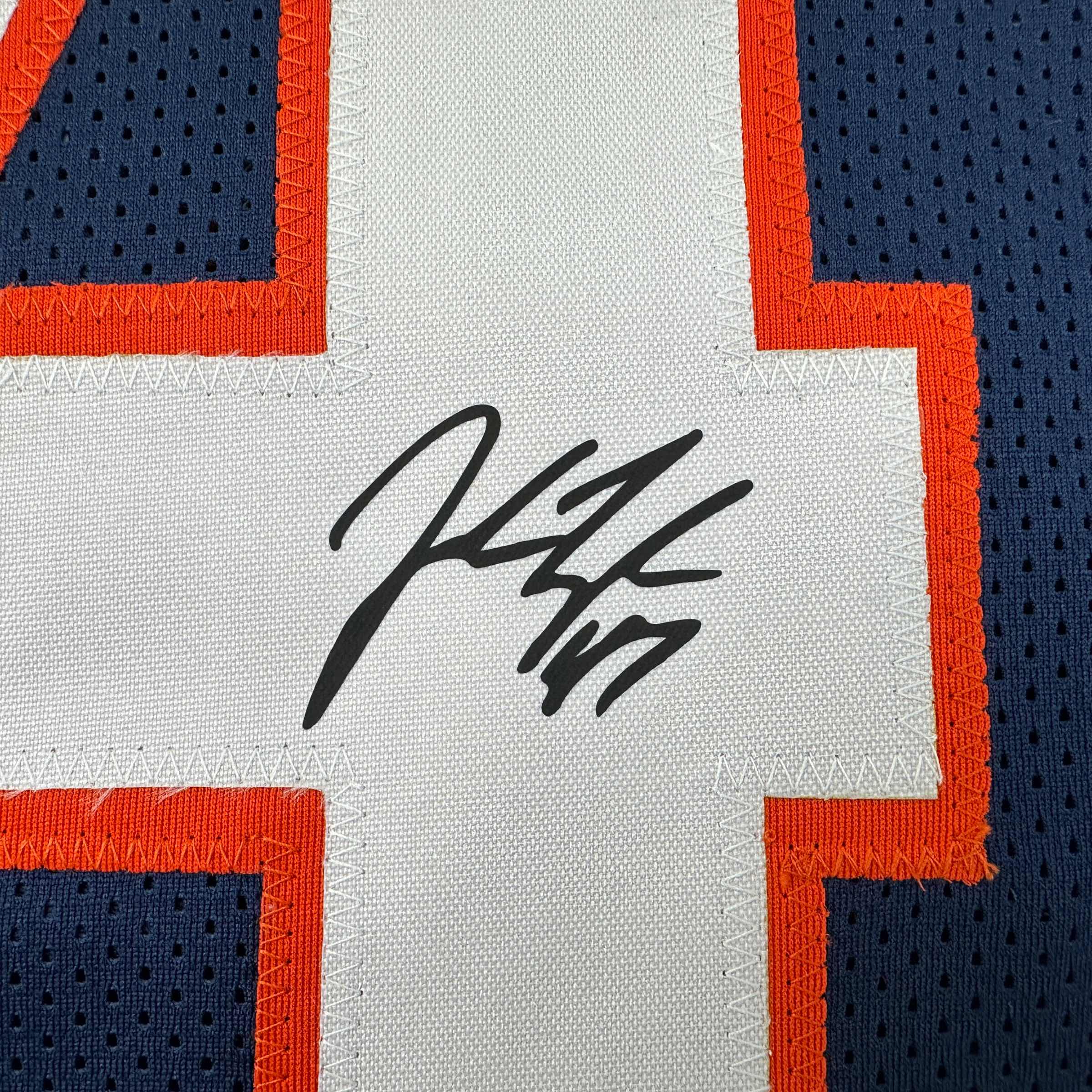 Facsimile Autographed John Lynch Denver Blue Reprint Laser Auto Football Jersey Size Men's XL