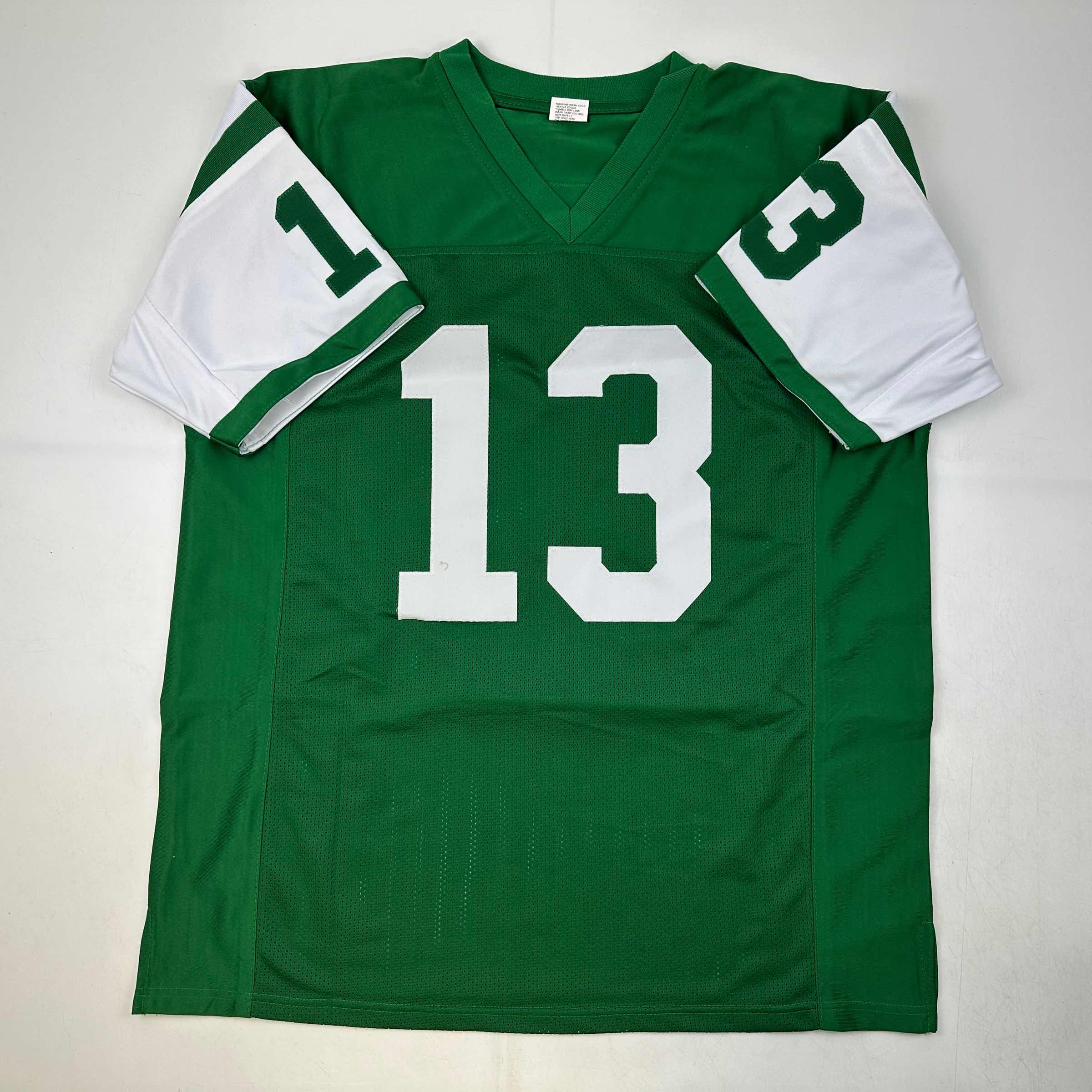 Facsimile Autographed Don Maynard New York Green Reprint Laser Auto Football Jersey Size Men's XL