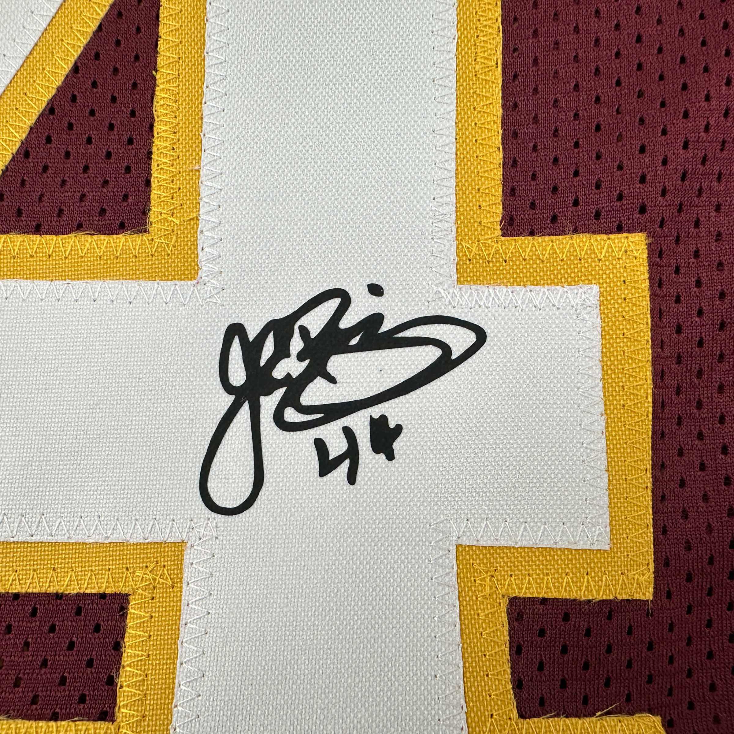 Facsimile Autographed John Riggins Washington Red Reprint Laser Auto Football Jersey Size Men's XL