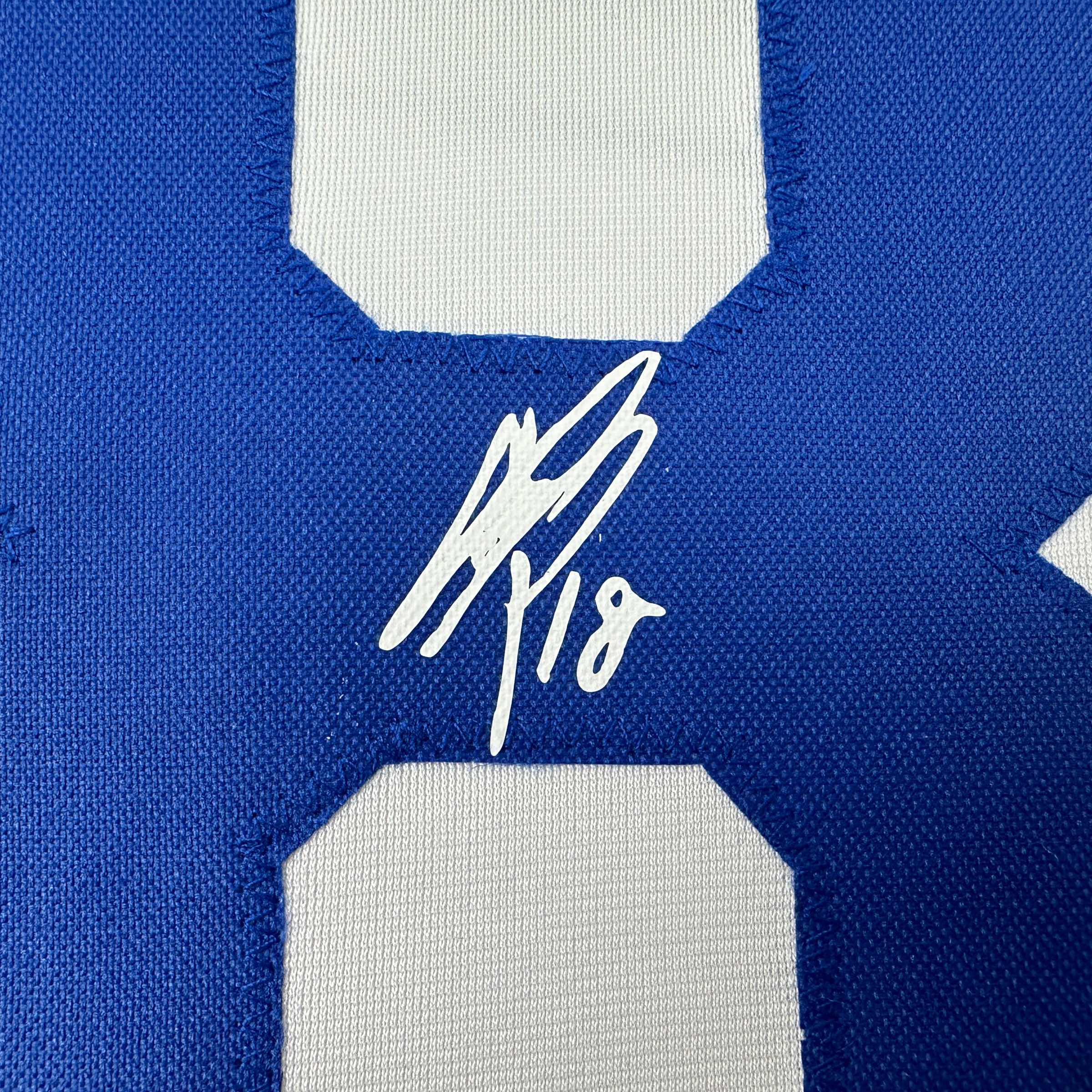 Facsimile Autographed Yoshinobu Yamamoto Los Angeles LA White Reprint Laser Auto Baseball Jersey Size Men's XL