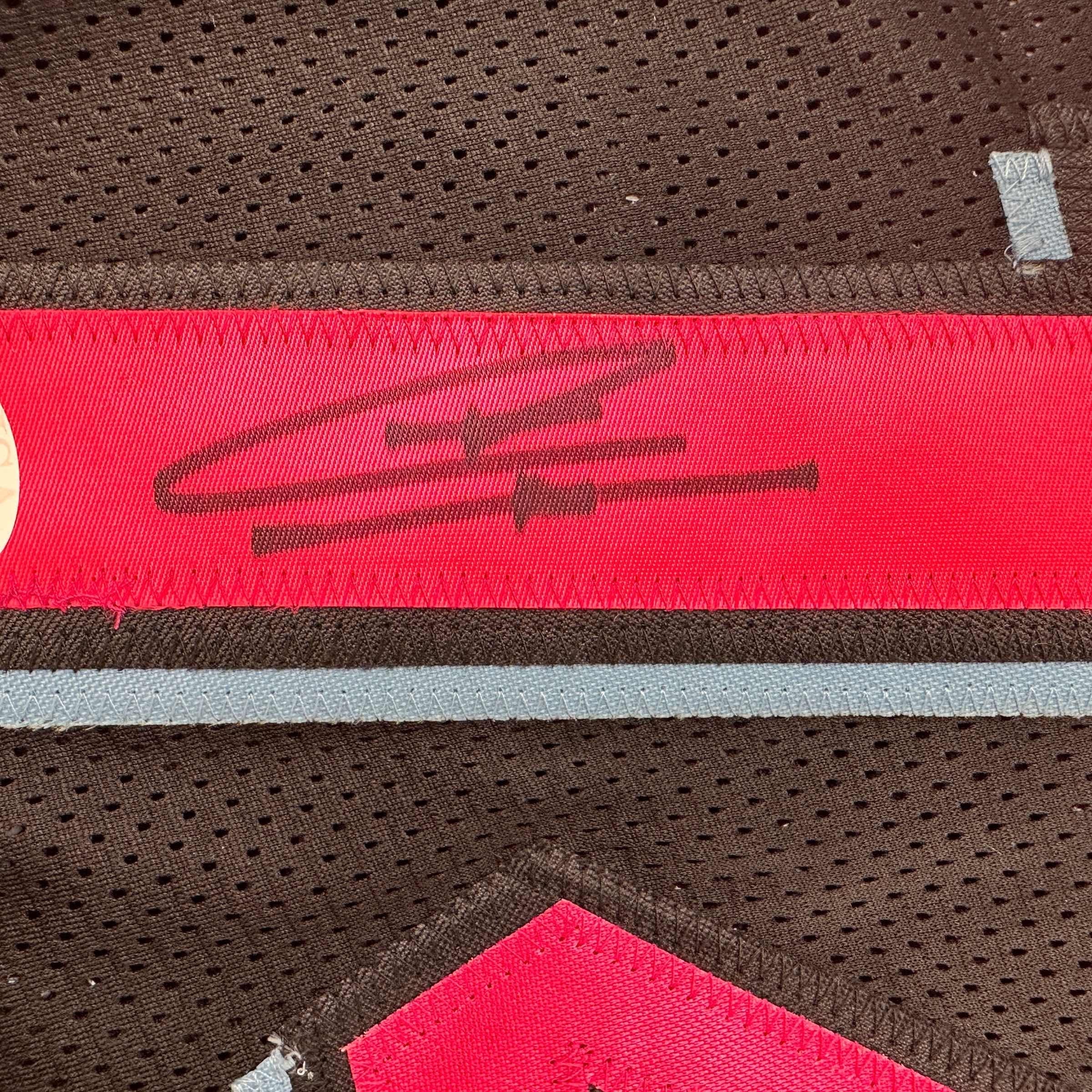 Autographed/Signed Tyler Herro Miami Black Vice City Basketball Jersey JSA COA