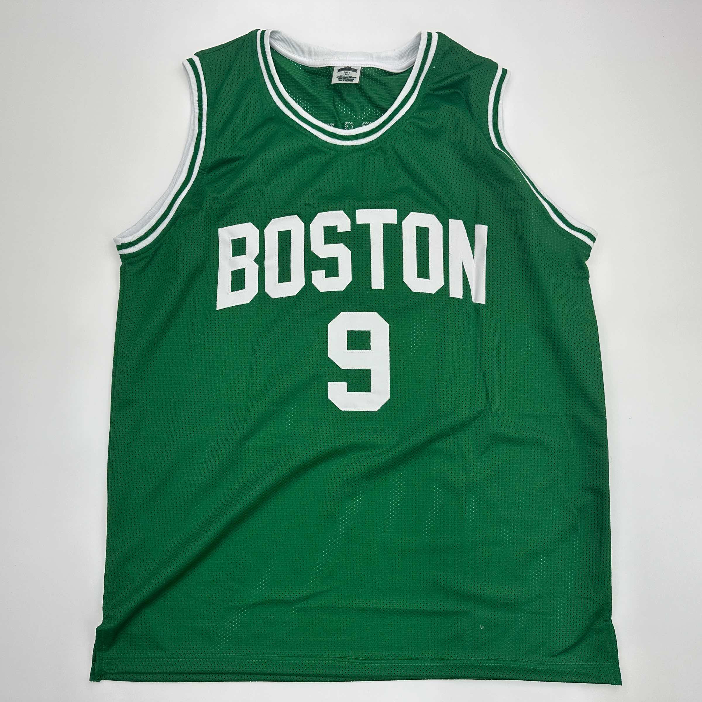 Facsimile Autographed Rajon Rondo Boston Green Reprint Laser Auto Basketball Jersey Size Men's XL