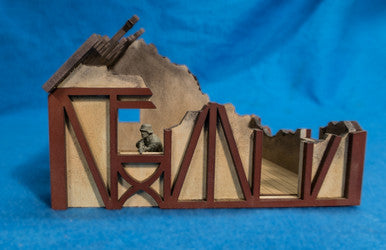 28mm Small Half Timber House - 28MMDF550
