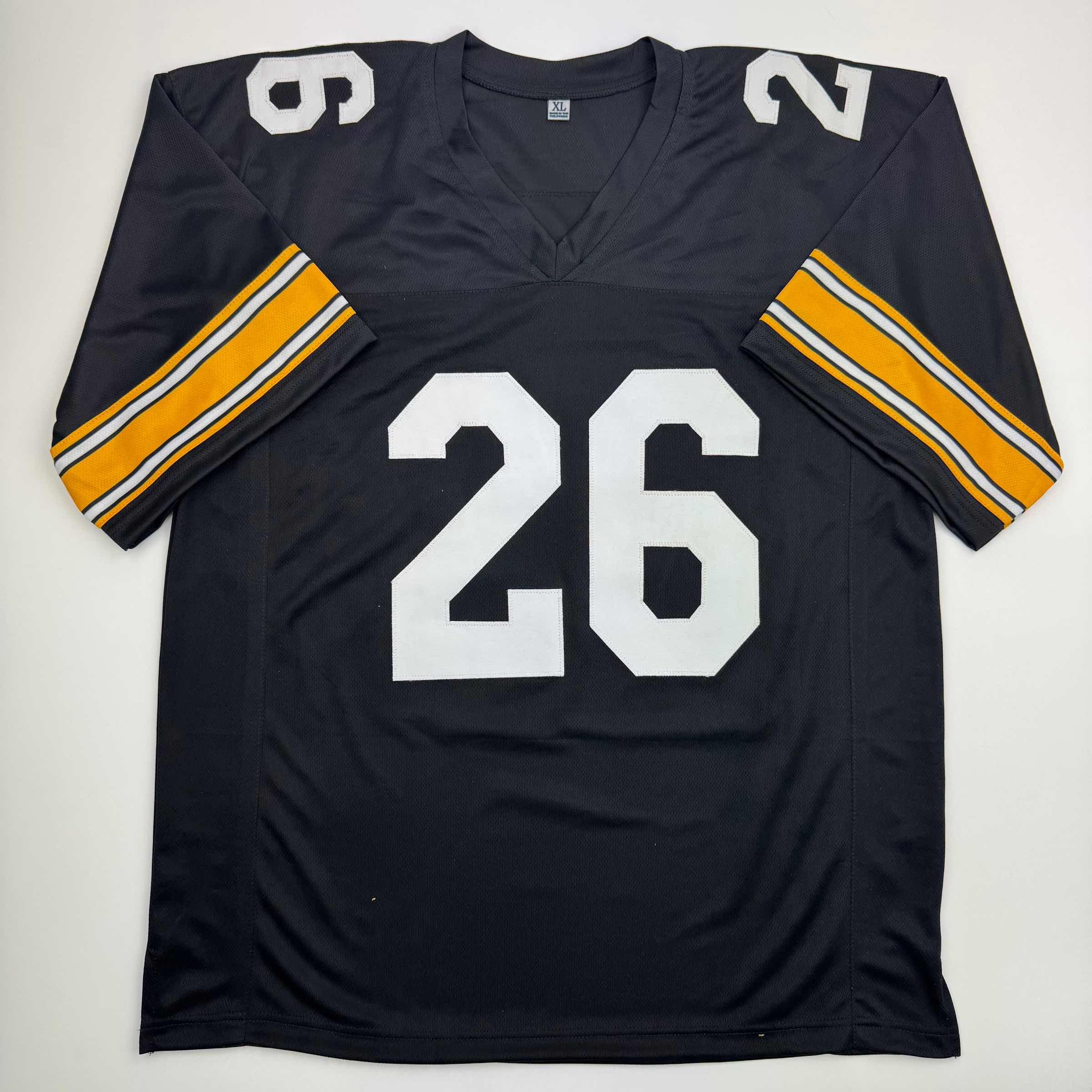 Autographed/Signed Rod Woodson Pittsburgh Black Football Jersey JSA COA