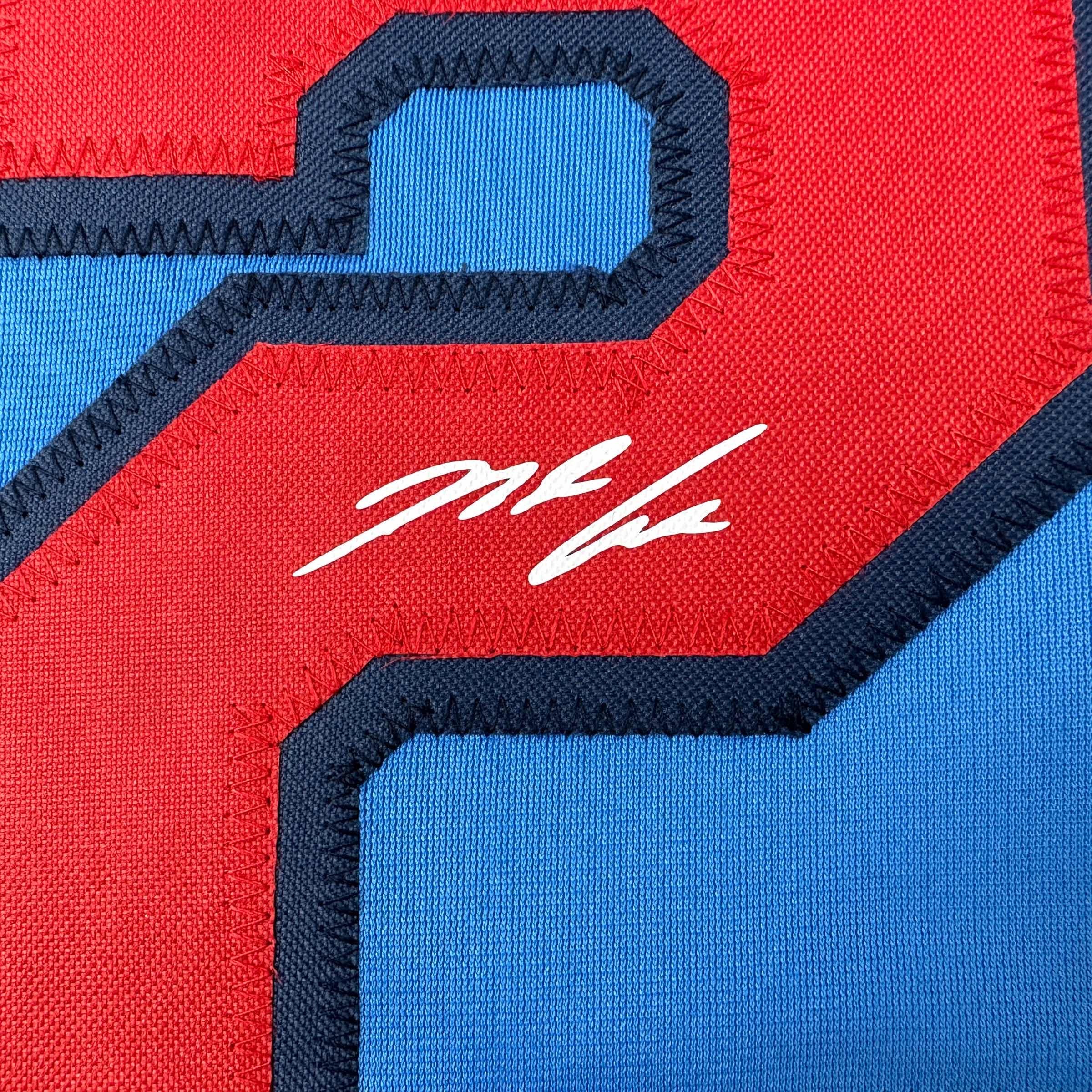 Facsimile Autographed Nolan Arenado St. Louis Blue Reprint Laser Auto Baseball Jersey Size Men's XL