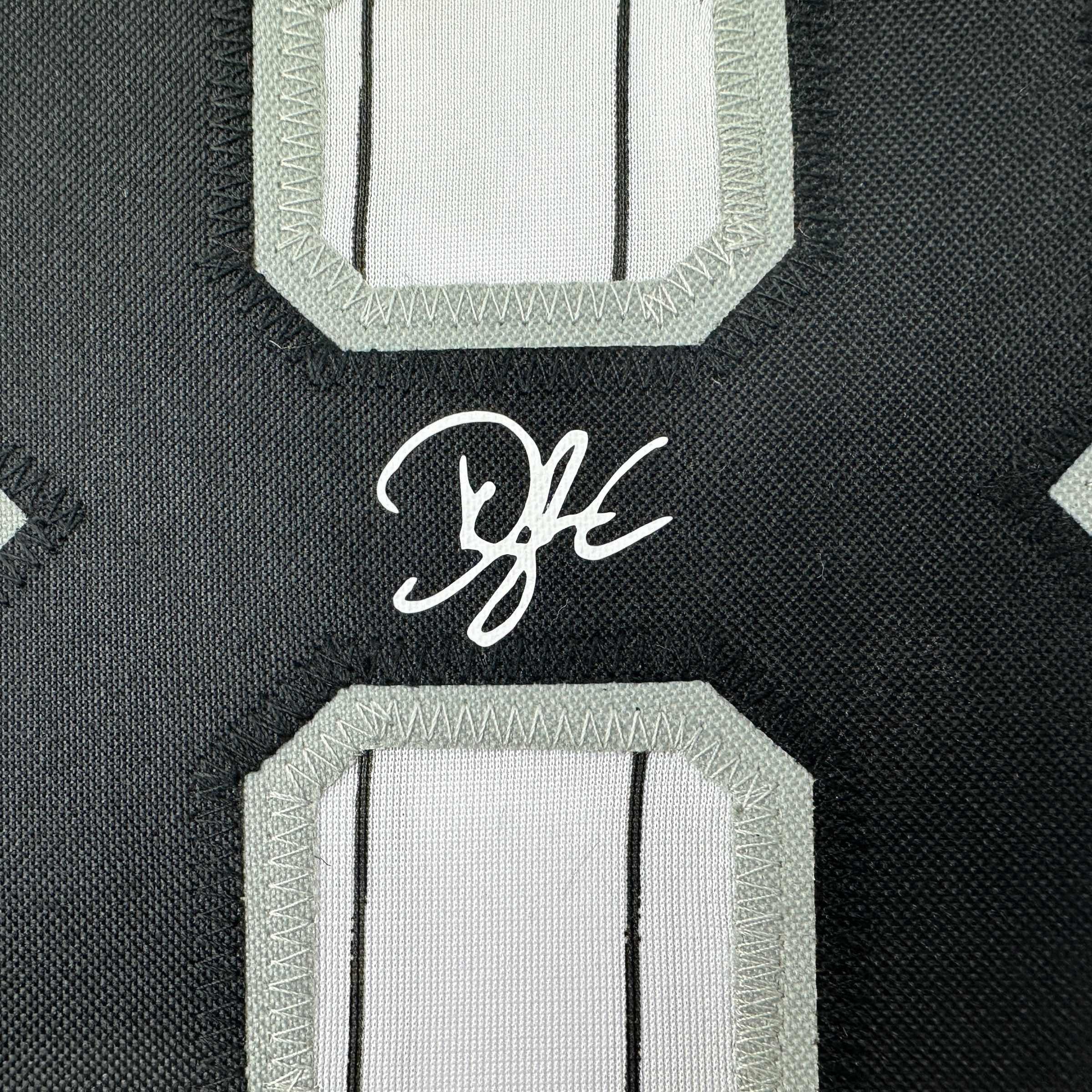 Facsimile Autographed Dylan Cease Chicago Pinstripe Reprint Laser Auto Baseball Jersey Size Men's XL
