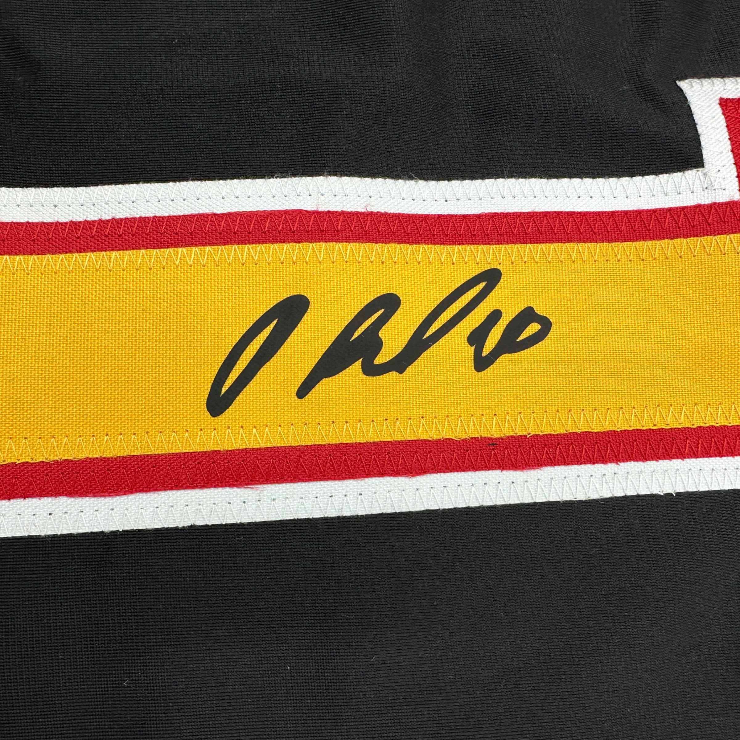 Facsimile Autographed Pavel Bure Vancouver Black Reprint Laser Auto Hockey Jersey Size Men's XL