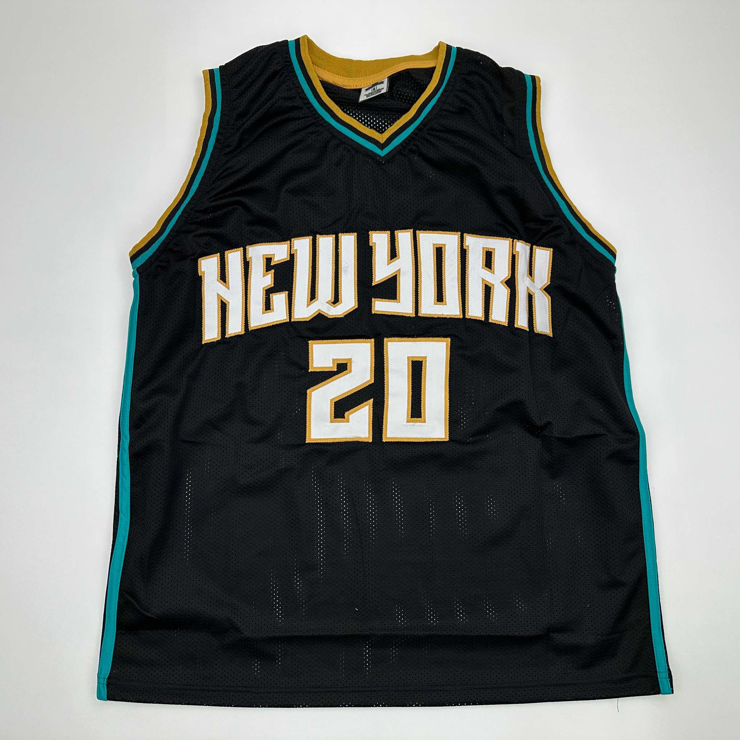 Facsimile Autographed Sabrina Ionescu New York Black Reprint Laser Auto Basketball Jersey Size Men's XL