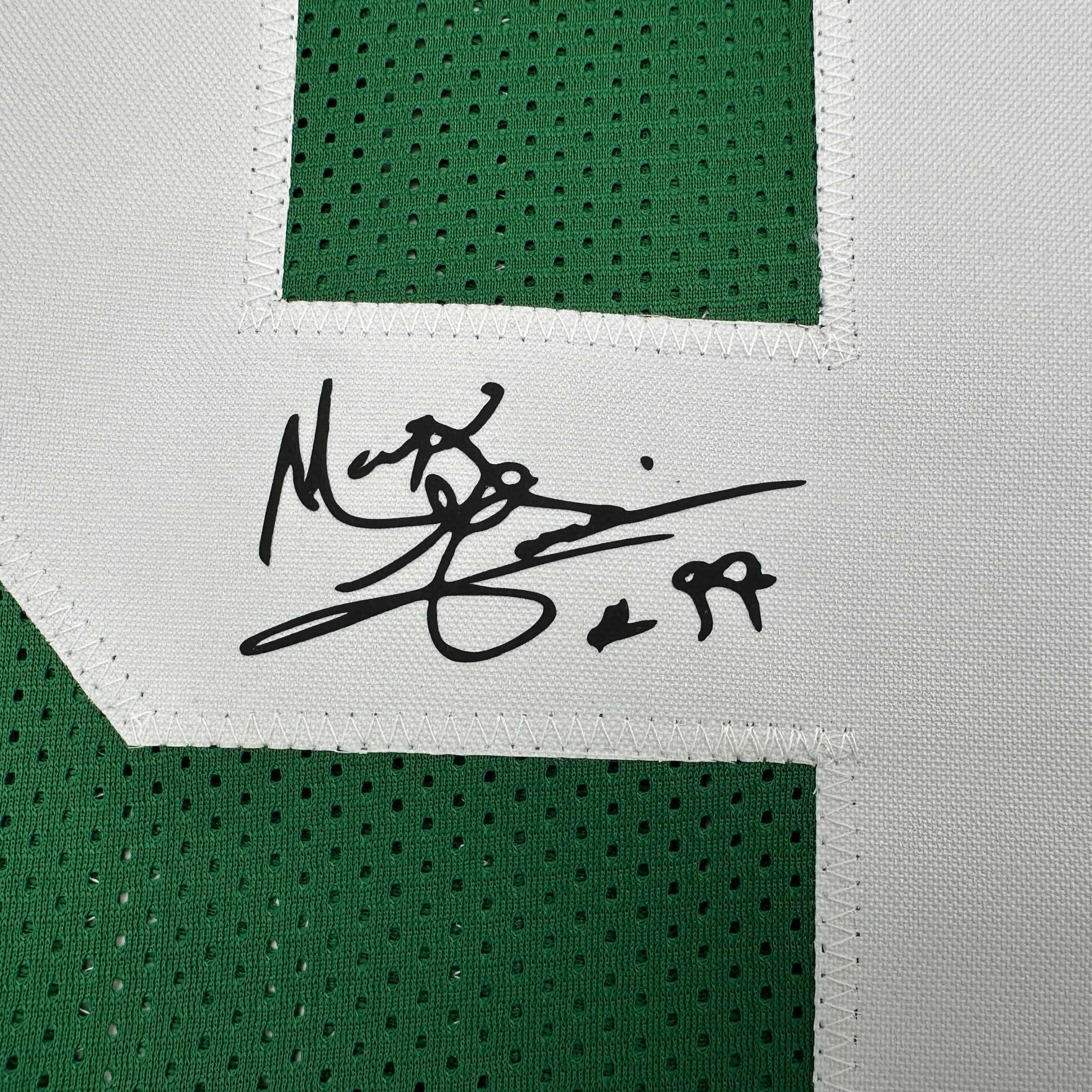 Framed Facsimile Autographed Mark Gastineau 35x39 New York Green Reprint Laser Auto Football Jersey
