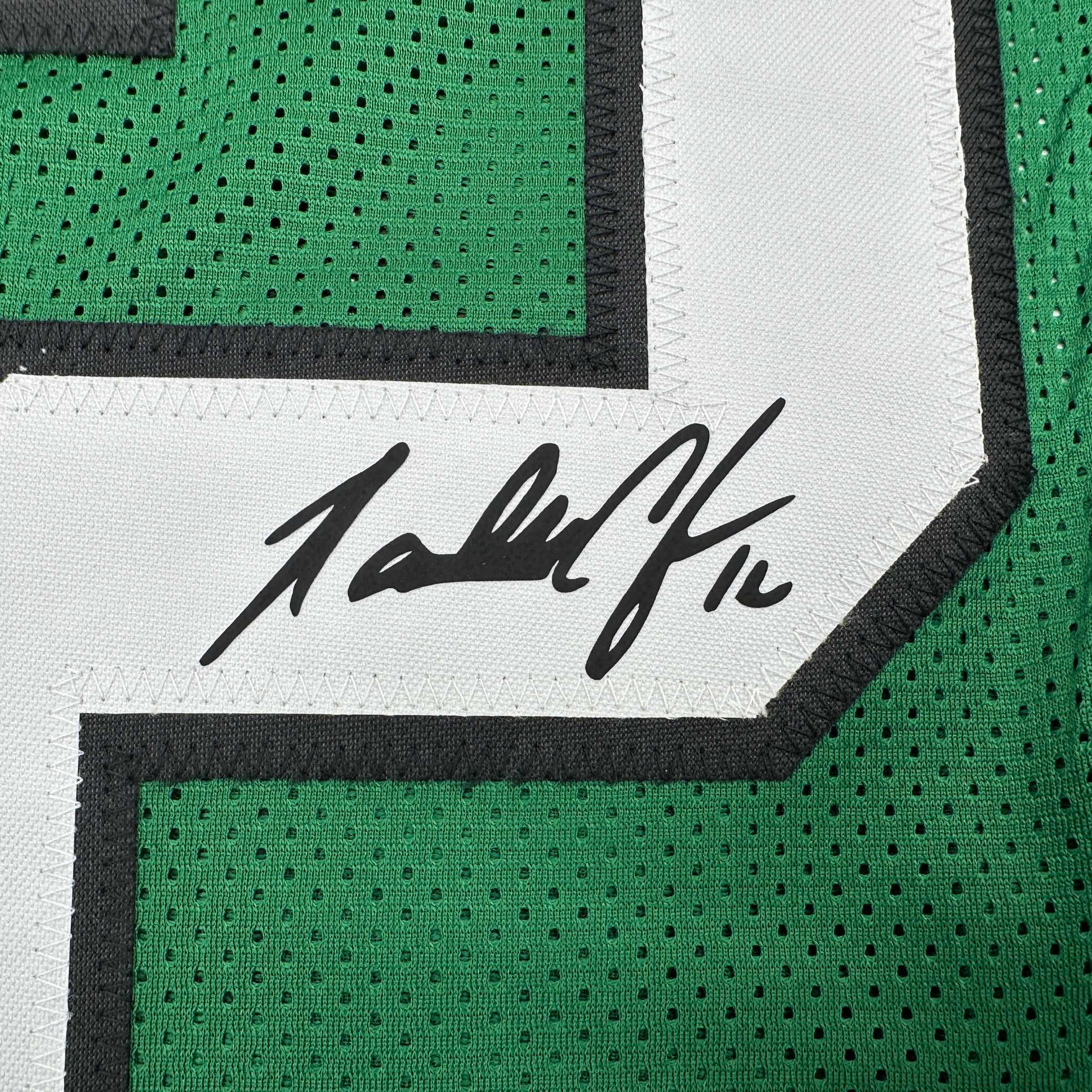 Facsimile Autographed Randall Cunningham Philadelphia Kelly Green Reprint Laser Auto Football Jersey Size Men's XL