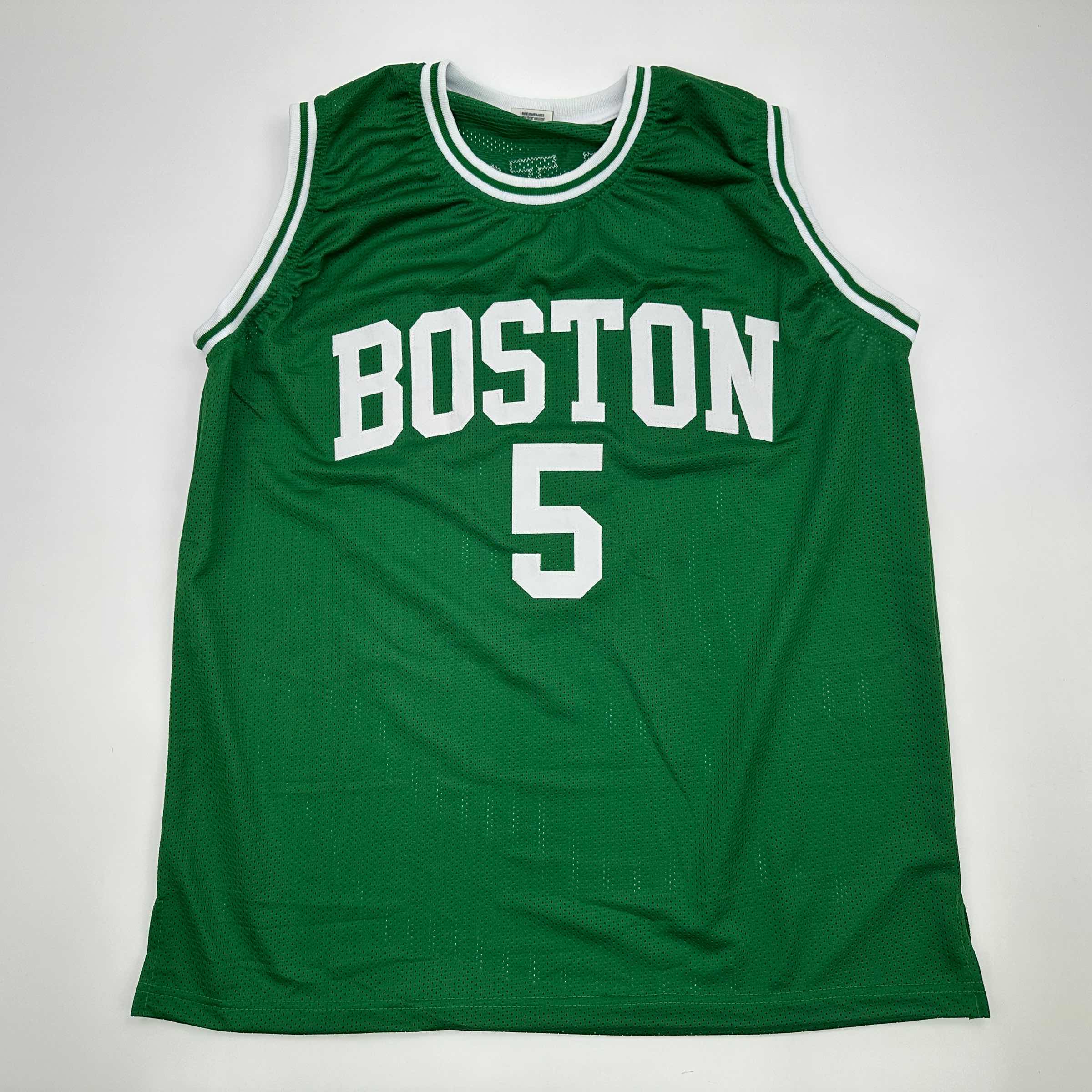 Facsimile Autographed Bill Walton Boston Green Reprint Laser Auto Basketball Jersey Size Men's XL