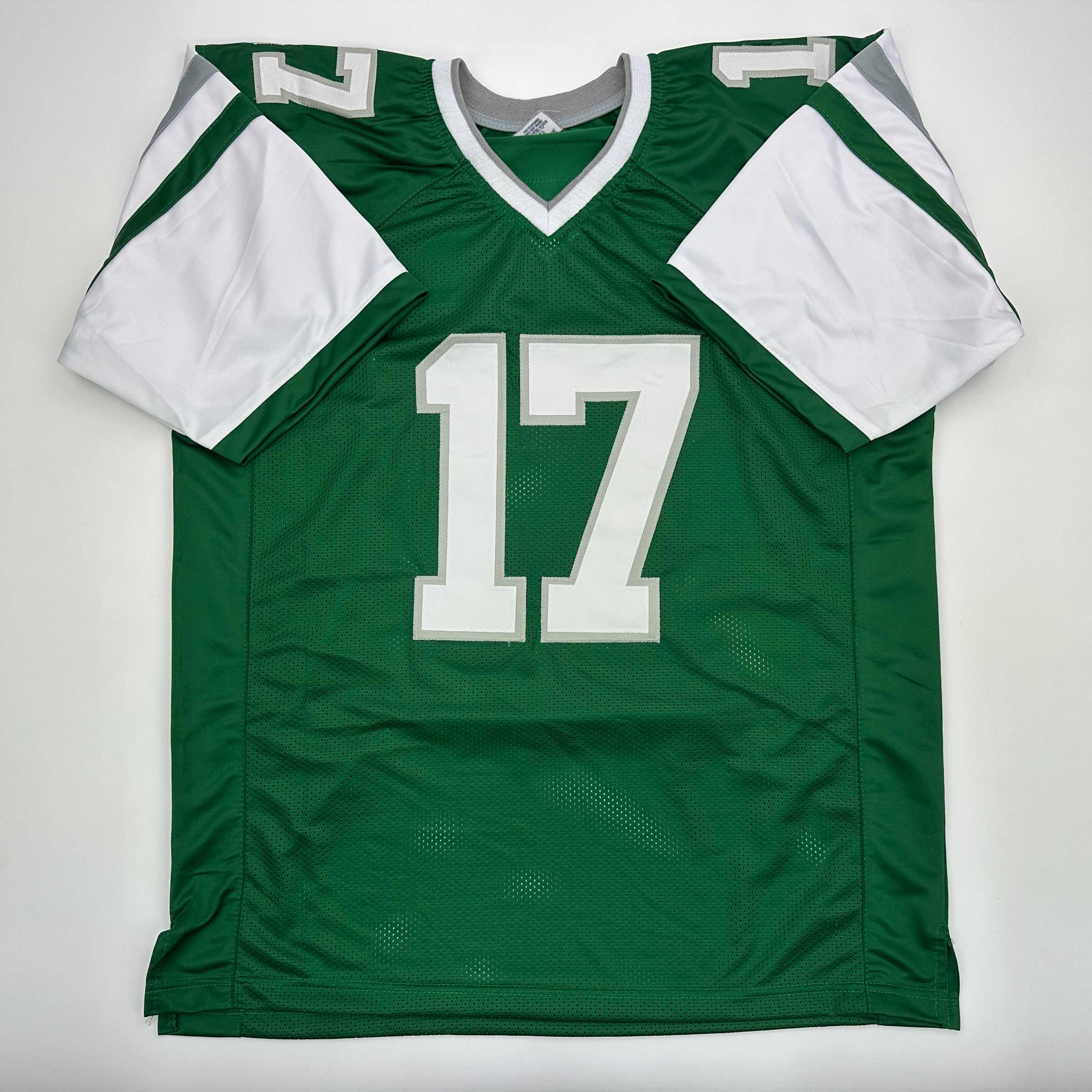Facsimile Autographed Harold Carmichael Philadelphia Kelly Green Reprint Laser Auto Football Jersey Size Men's XL