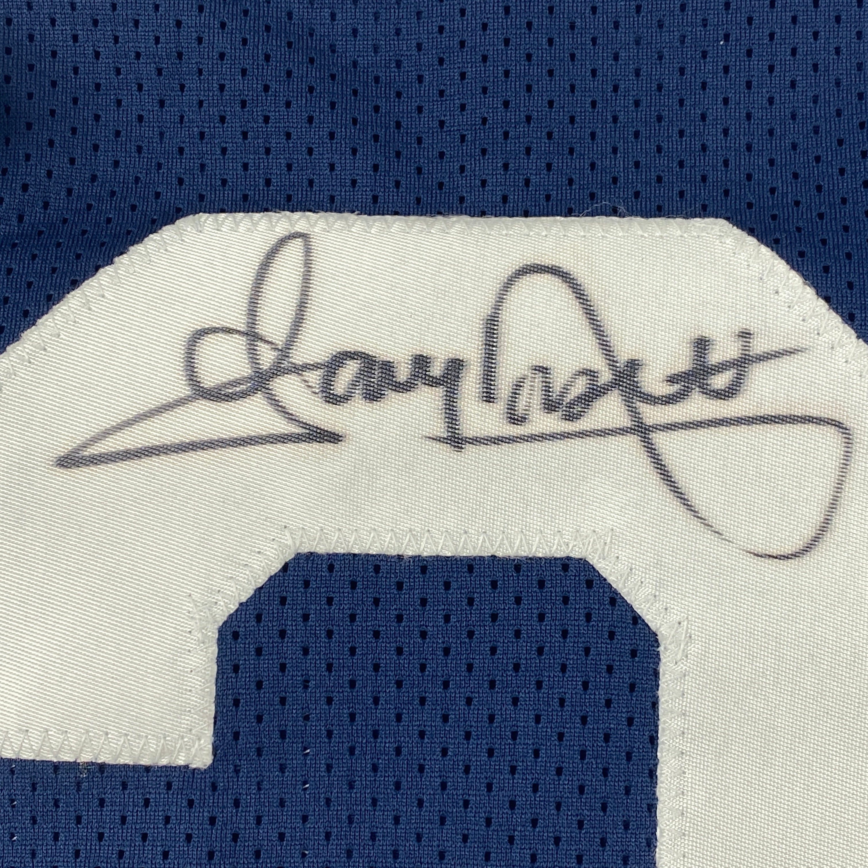 Autographed/Signed Tony Dorsett Dallas Thanksgiving Day Football Jersey JSA COA