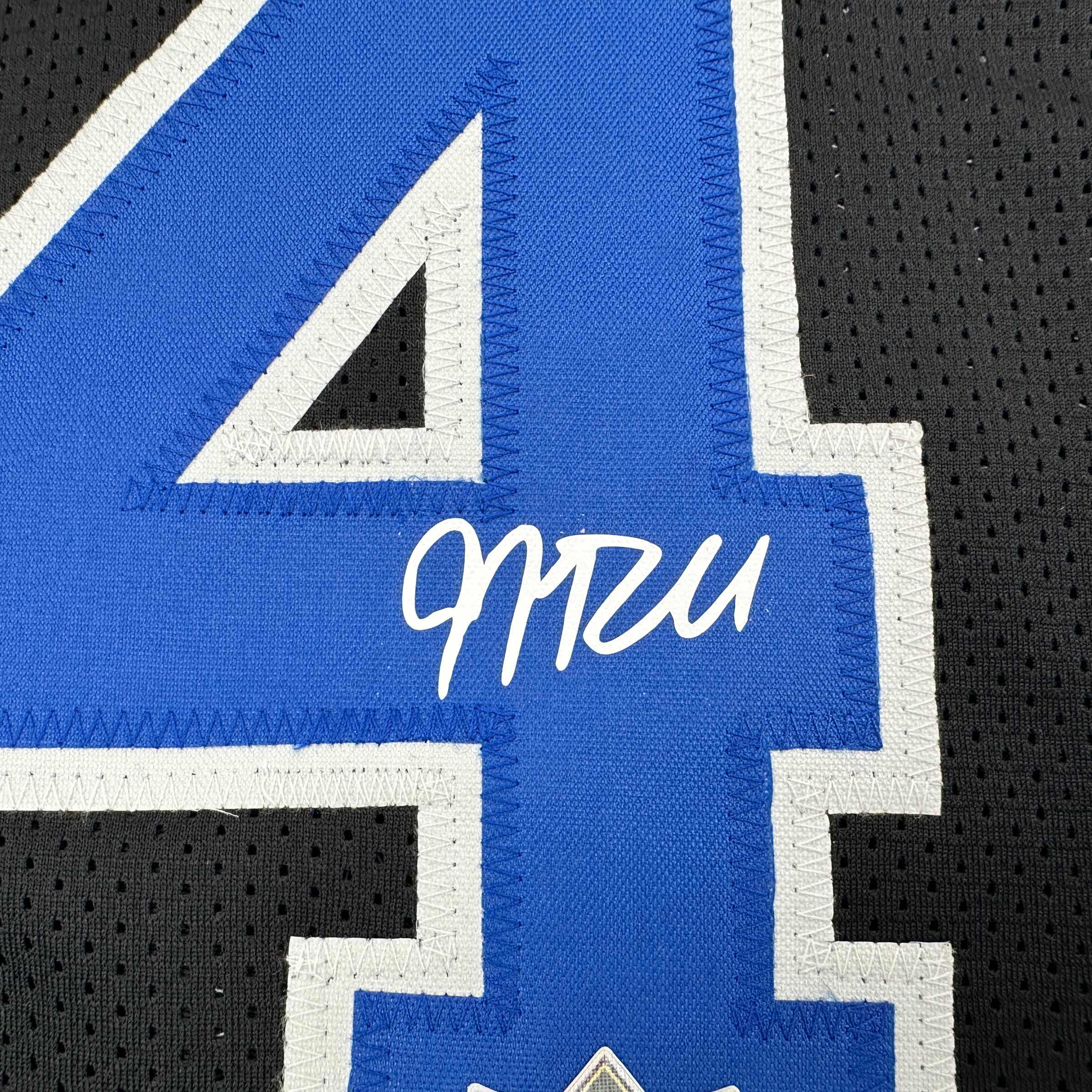 Framed Facsimile Autographed JJ J.J. Redick 35x39 Duke Black Reprint Laser Auto College Basketball Jersey
