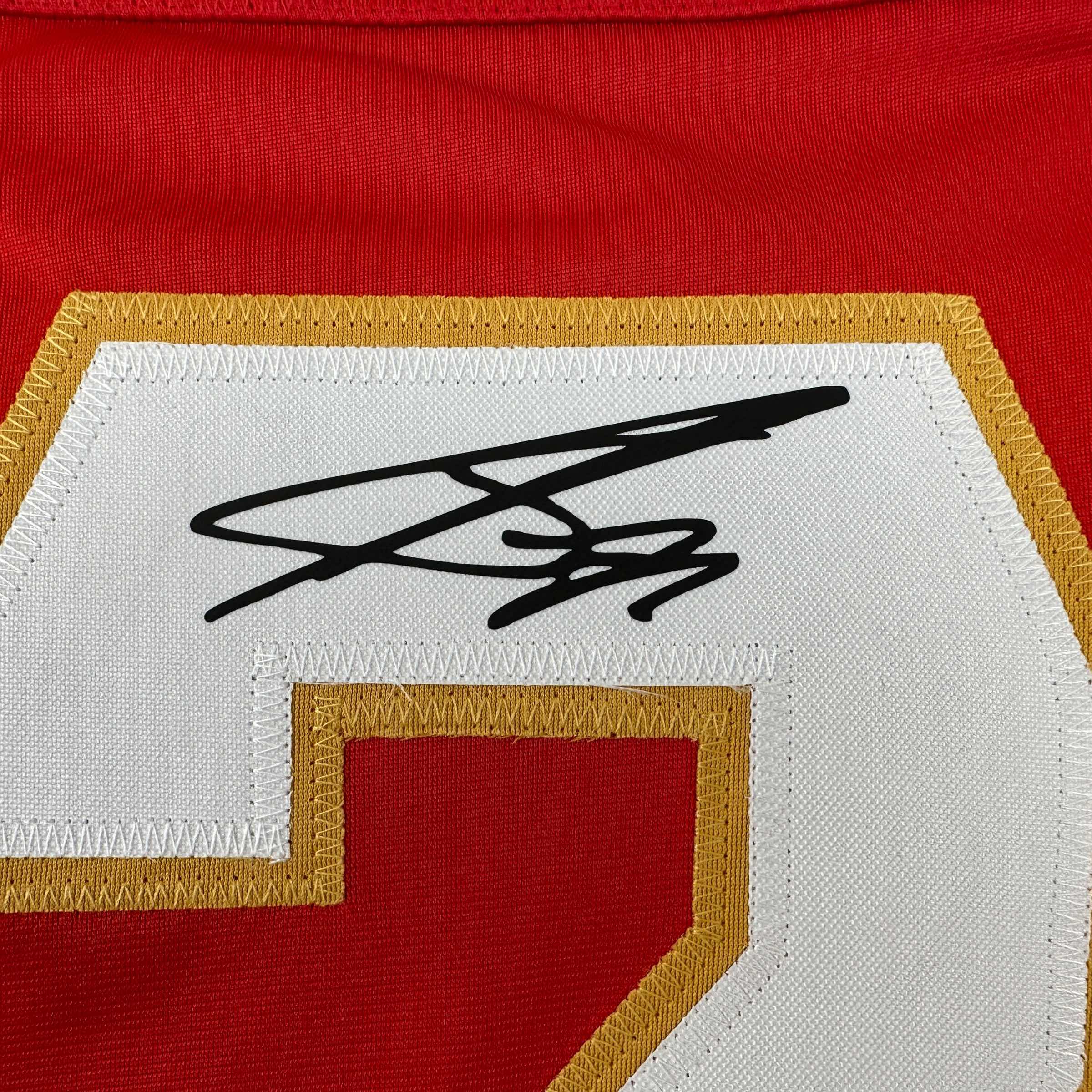 Facsimile Autographed Sergei Bobrovsky Florida Red Reprint Laser Auto Hockey Jersey Size Men's XL