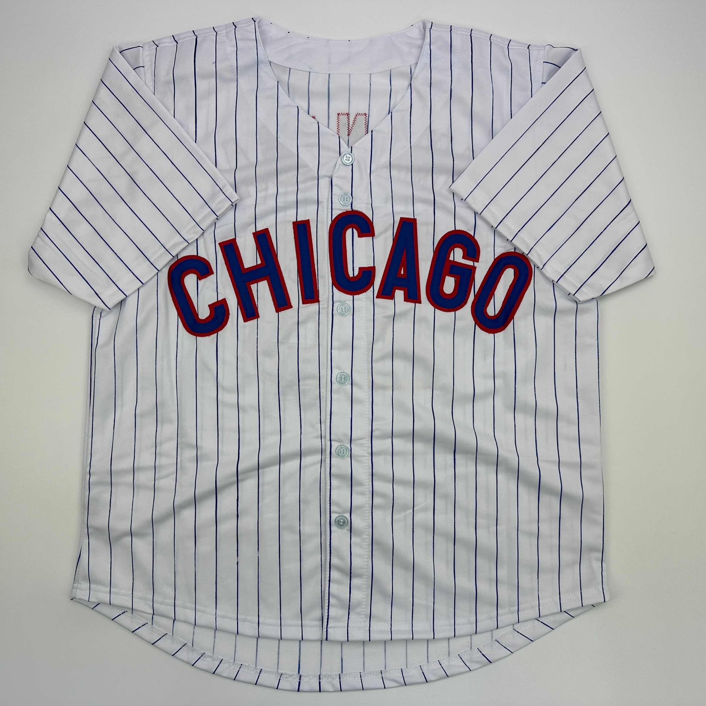 Autographed/Signed Shota Imanaga Chicago Pinstripe Baseball Jersey Beckett BAS COA