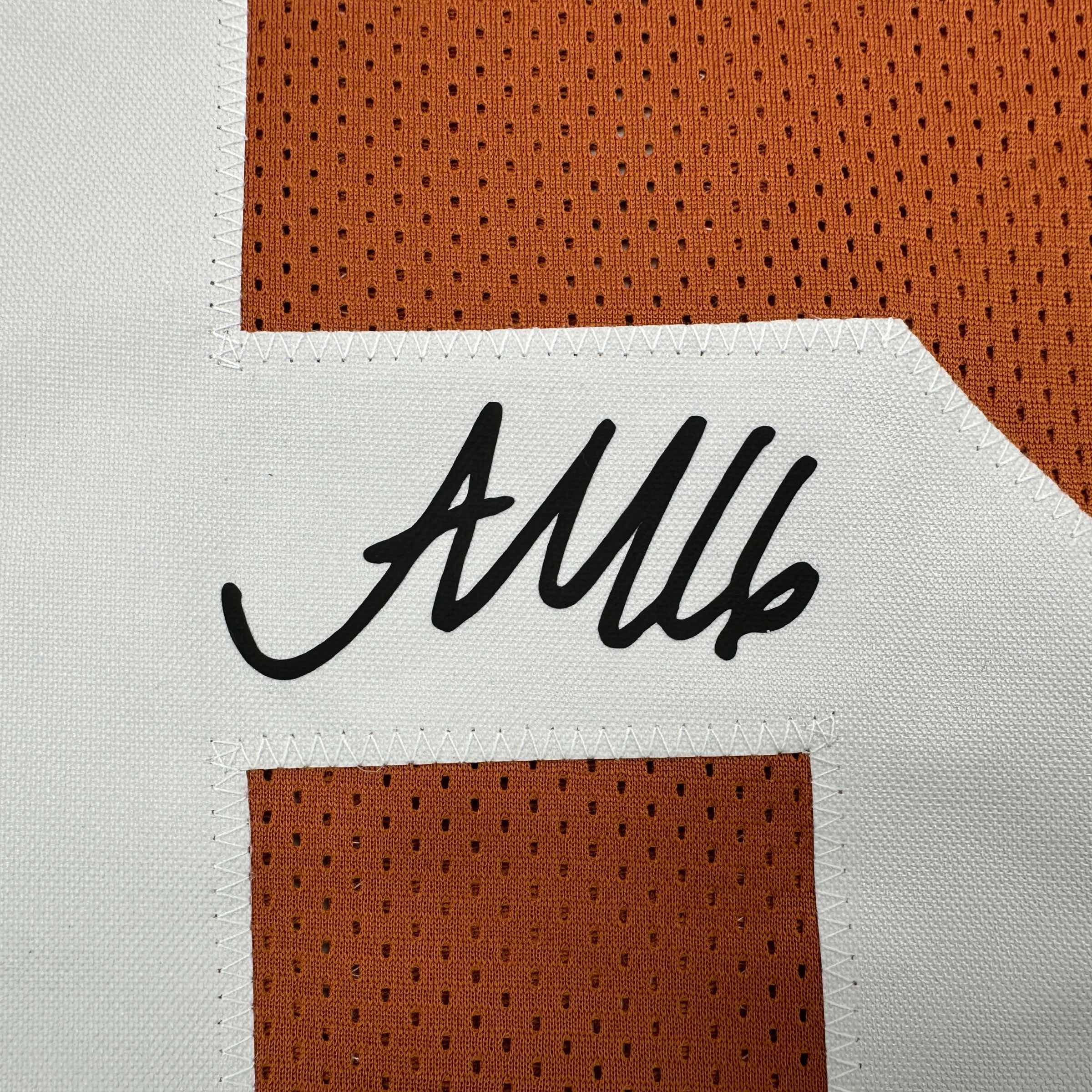 Facsimile Autographed Arch Manning Texas Orange Reprint Laser Auto College Football Jersey Size Men's XL