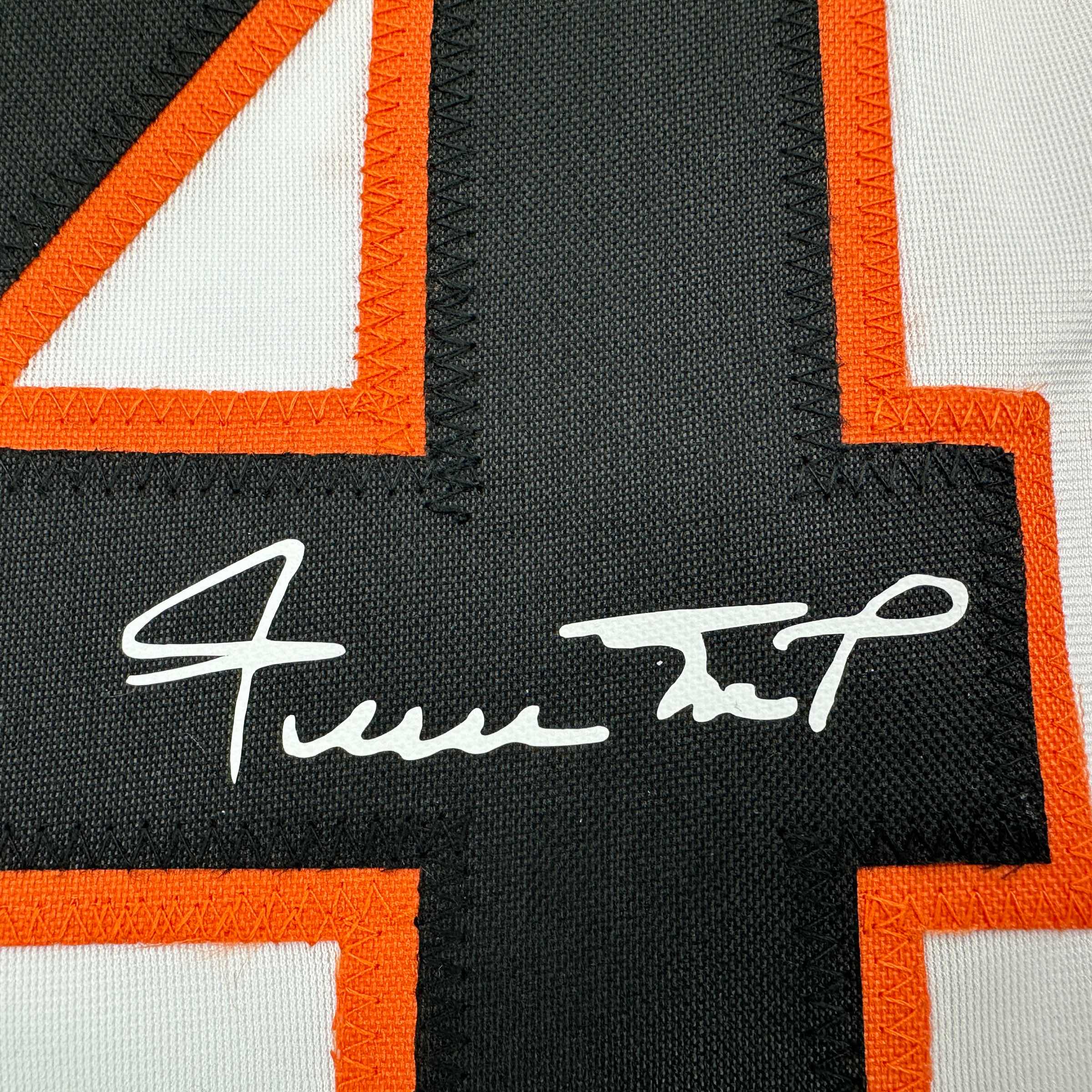Facsimile Autographed Willie Mays San Francisco White Reprint Laser Auto Baseball Jersey Size Men's XL