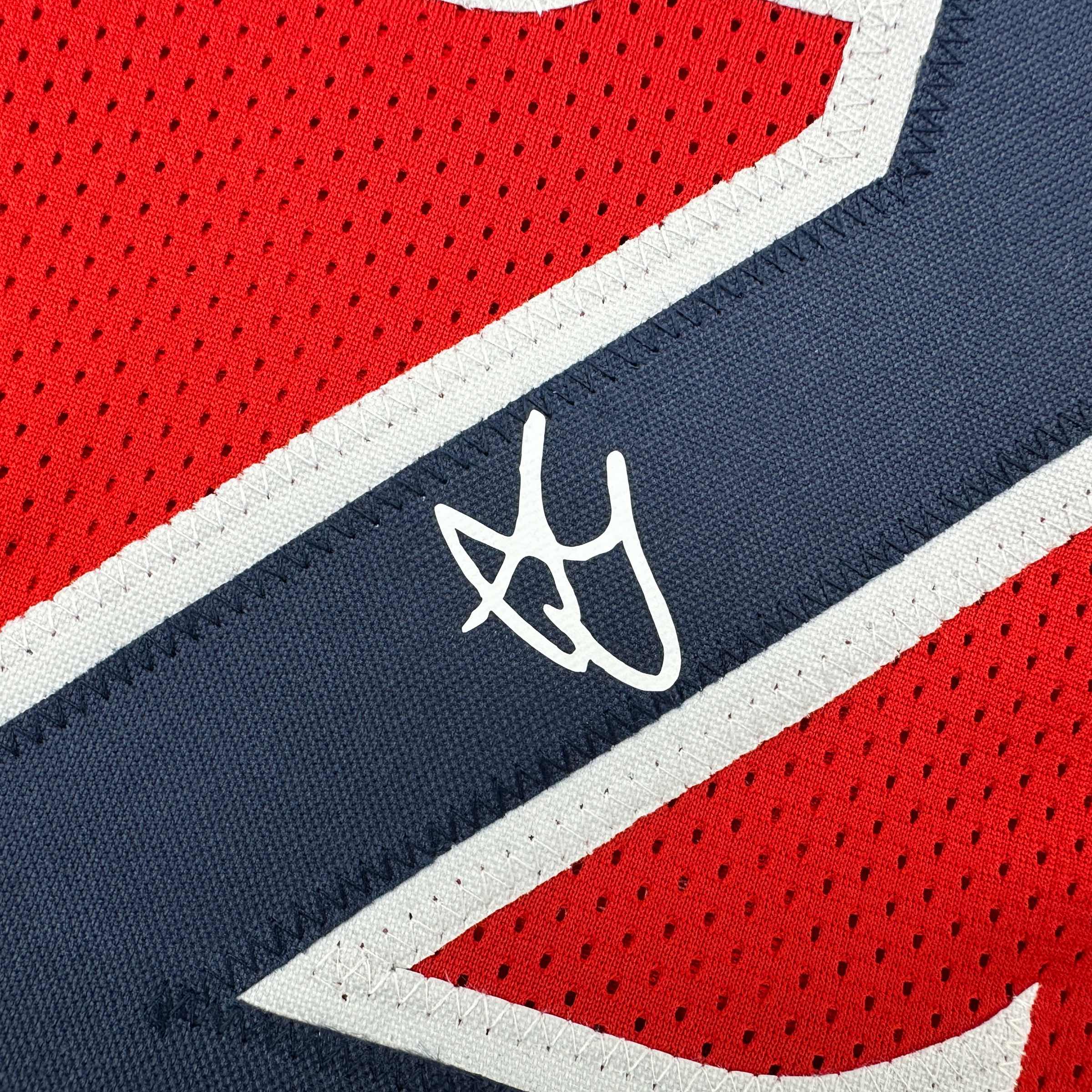 Facsimile Autographed Alexandre Sarr Washington Red Reprint Laser Auto Basketball Jersey Size Men's XL