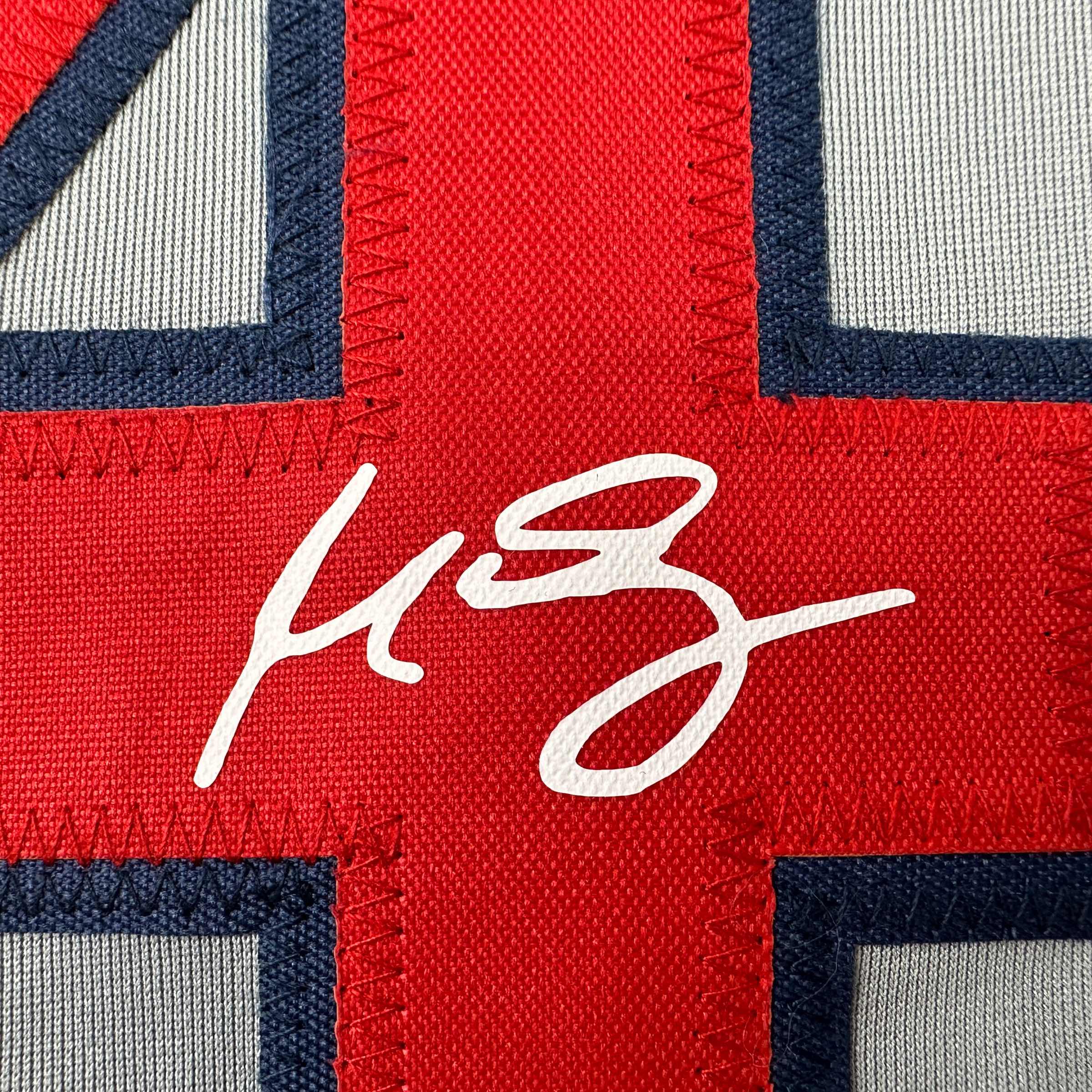 Facsimile Autographed Manny Ramirez Boston Grey Reprint Laser Auto Baseball Jersey Size Men's XL