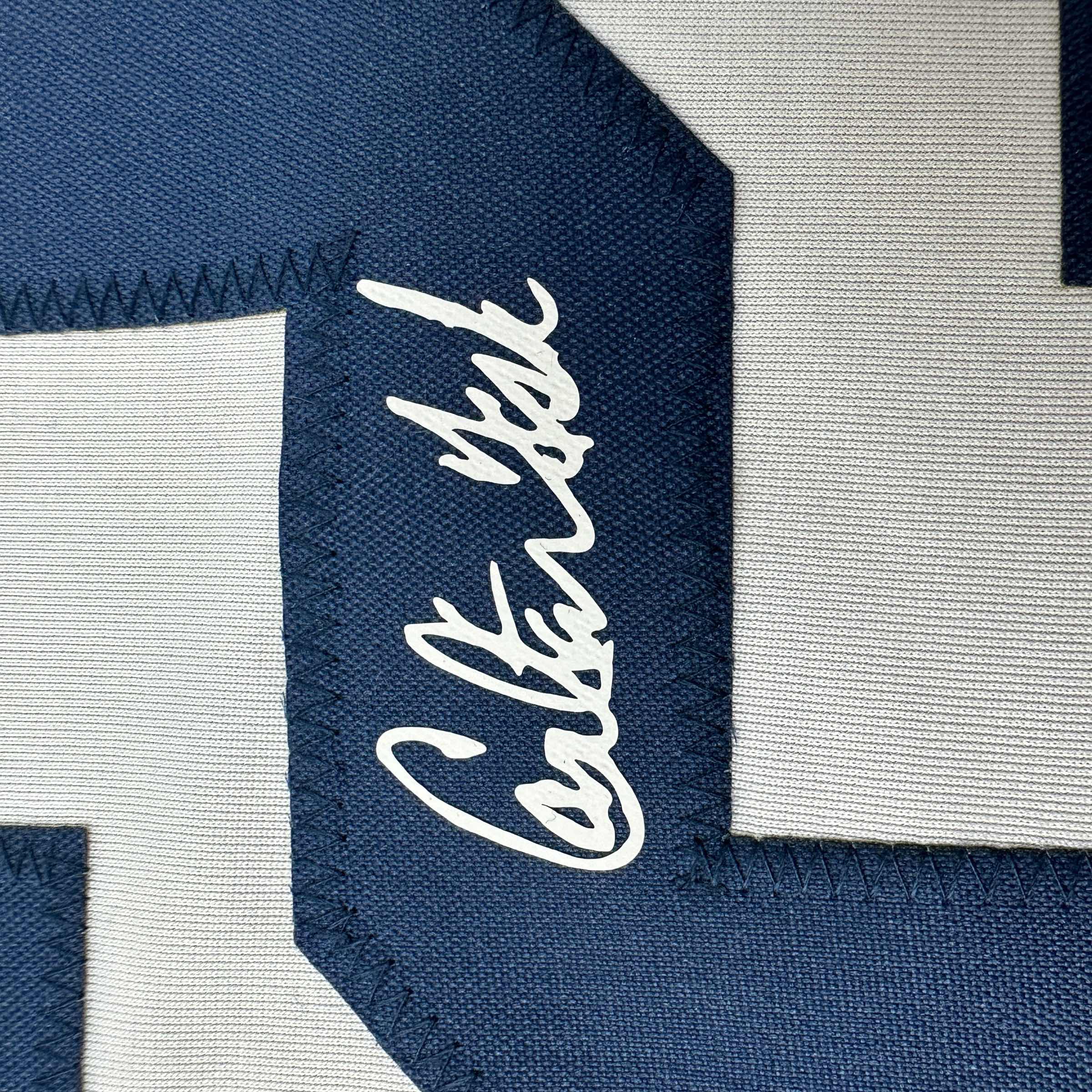 Facsimile Autographed Carlton Fisk Chicago White Retro Reprint Laser Auto Baseball Jersey Size Men's XL