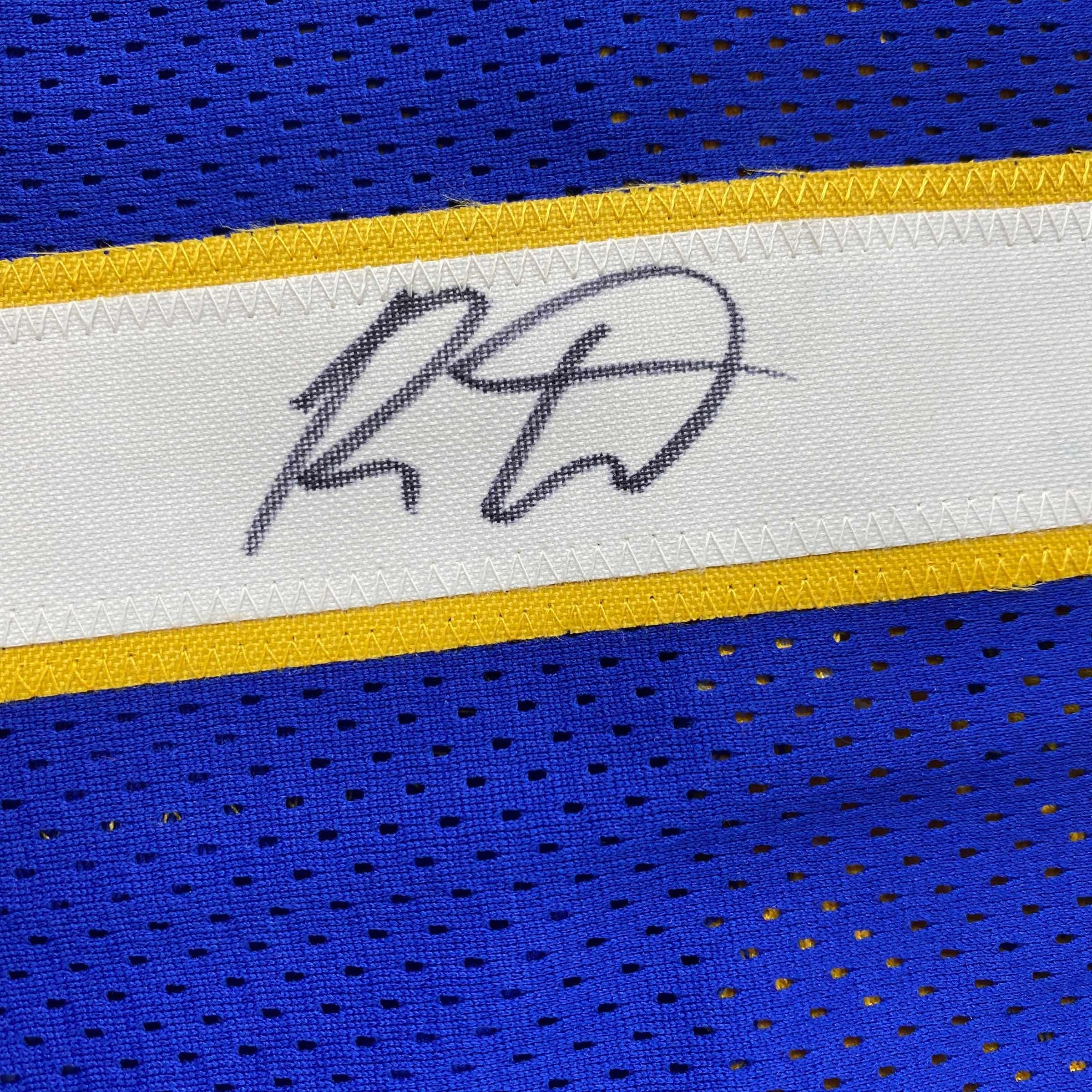 Autographed/Signed Ron Artest Metta World Peace Indiana Blue #91 Basketball Jersey Beckett BAS COA