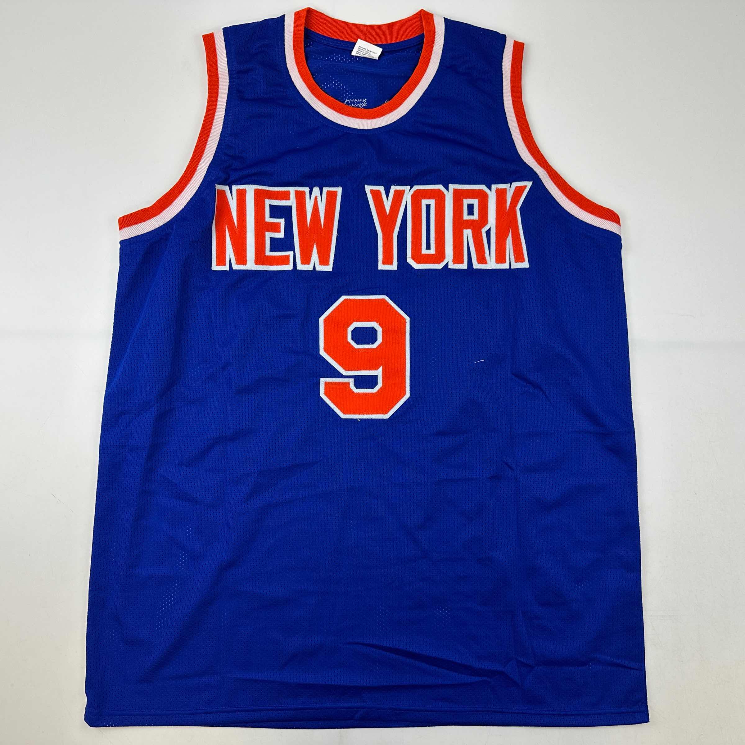 Facsimile Autographed RJ R.J. Barrett New York Blue Reprint Laser Auto Basketball Jersey Size Men's XL