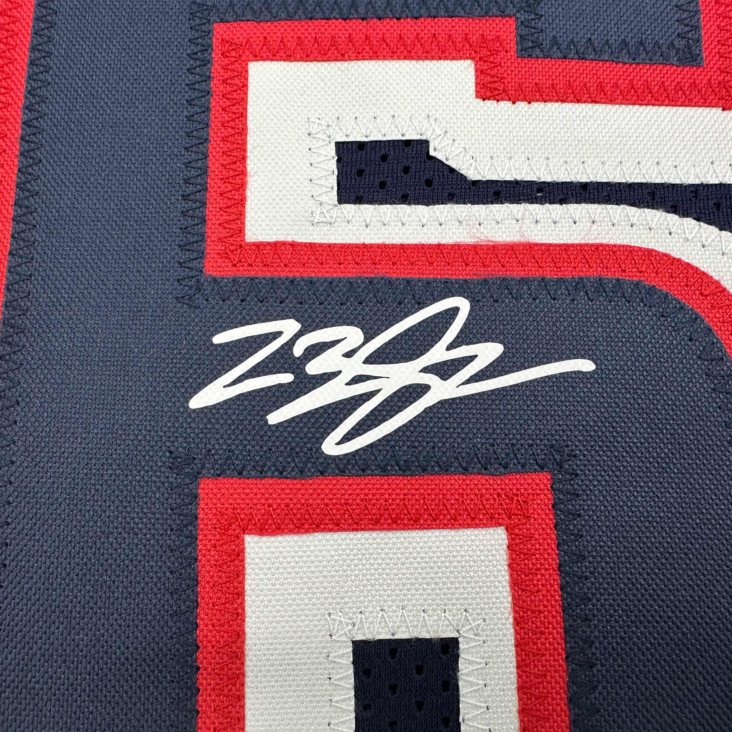 Facsimile Autographed LeBron James 2024 United States Team USA Blue Reprint Laser Auto Basketball Jersey Size Men's XL