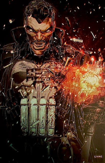 Punisher Red Band #1 JOHN GIANG Exclusive Virgin Variant