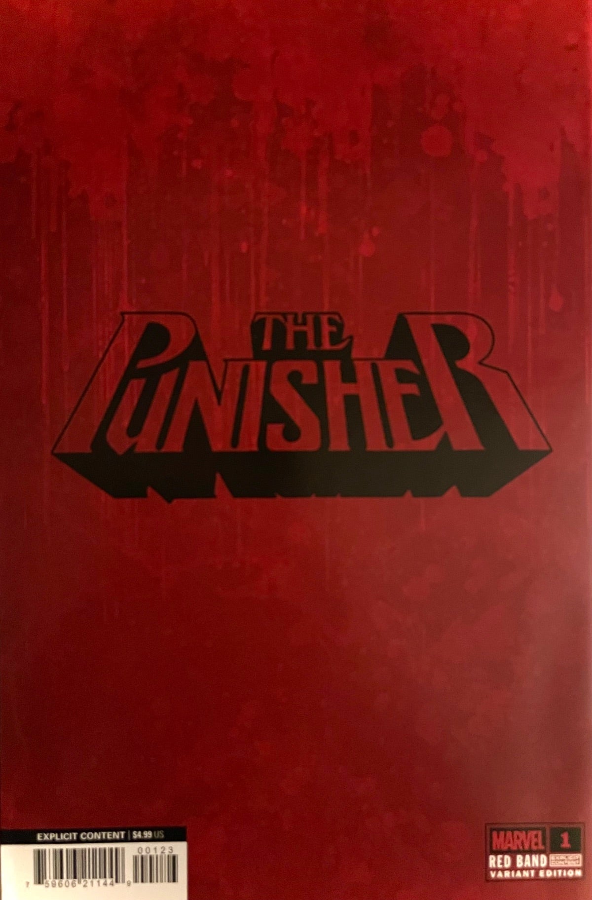 Punisher Red Band #1 JOHN GIANG Exclusive Virgin Variant
