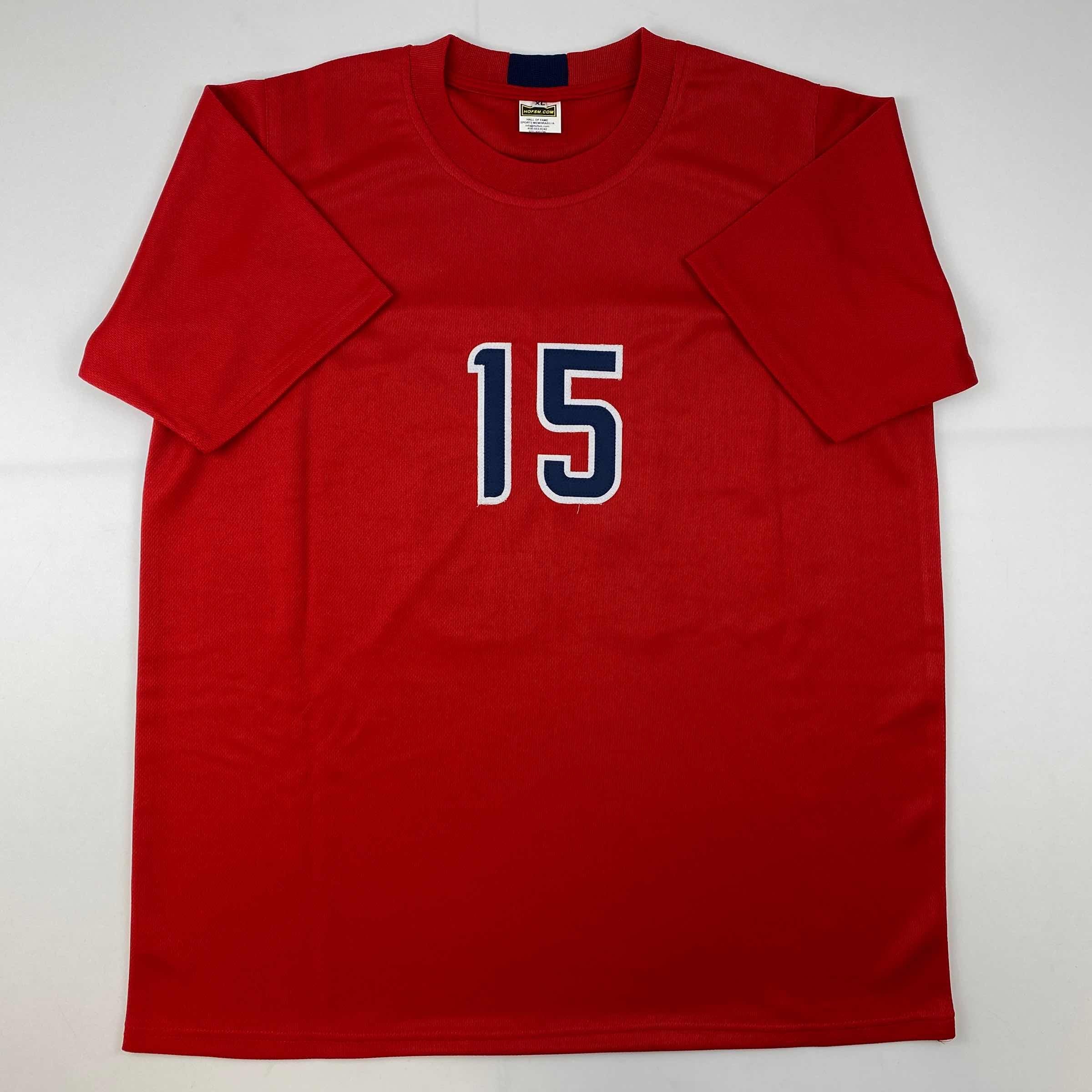 Autographed/Signed Megan Rapinoe Red Soccer Team USA United States World Cup Jersey JSA COA