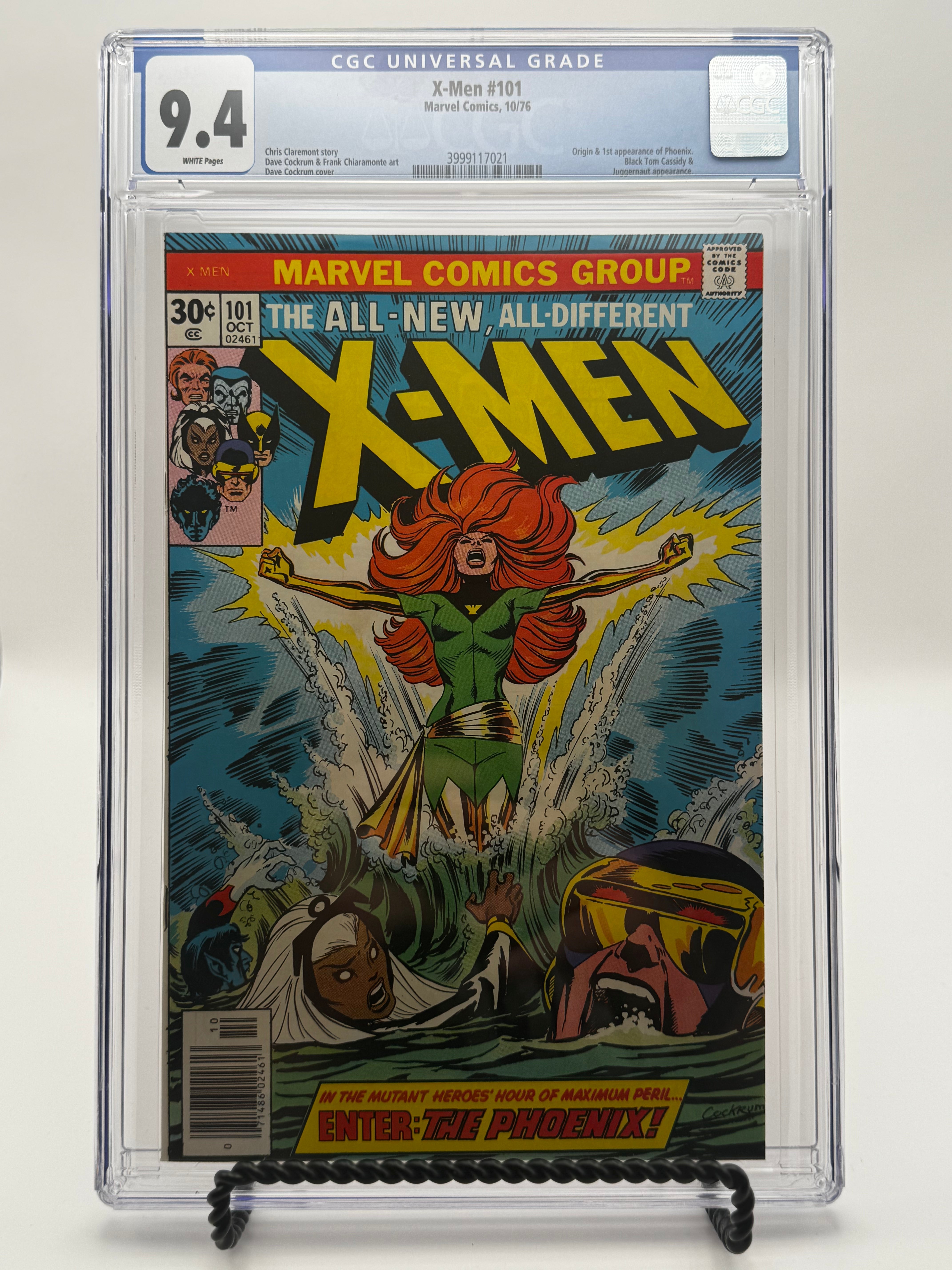 X-Men #101 CGC 9.4 - Origin & 1st Appearance of Phoenix (1976)