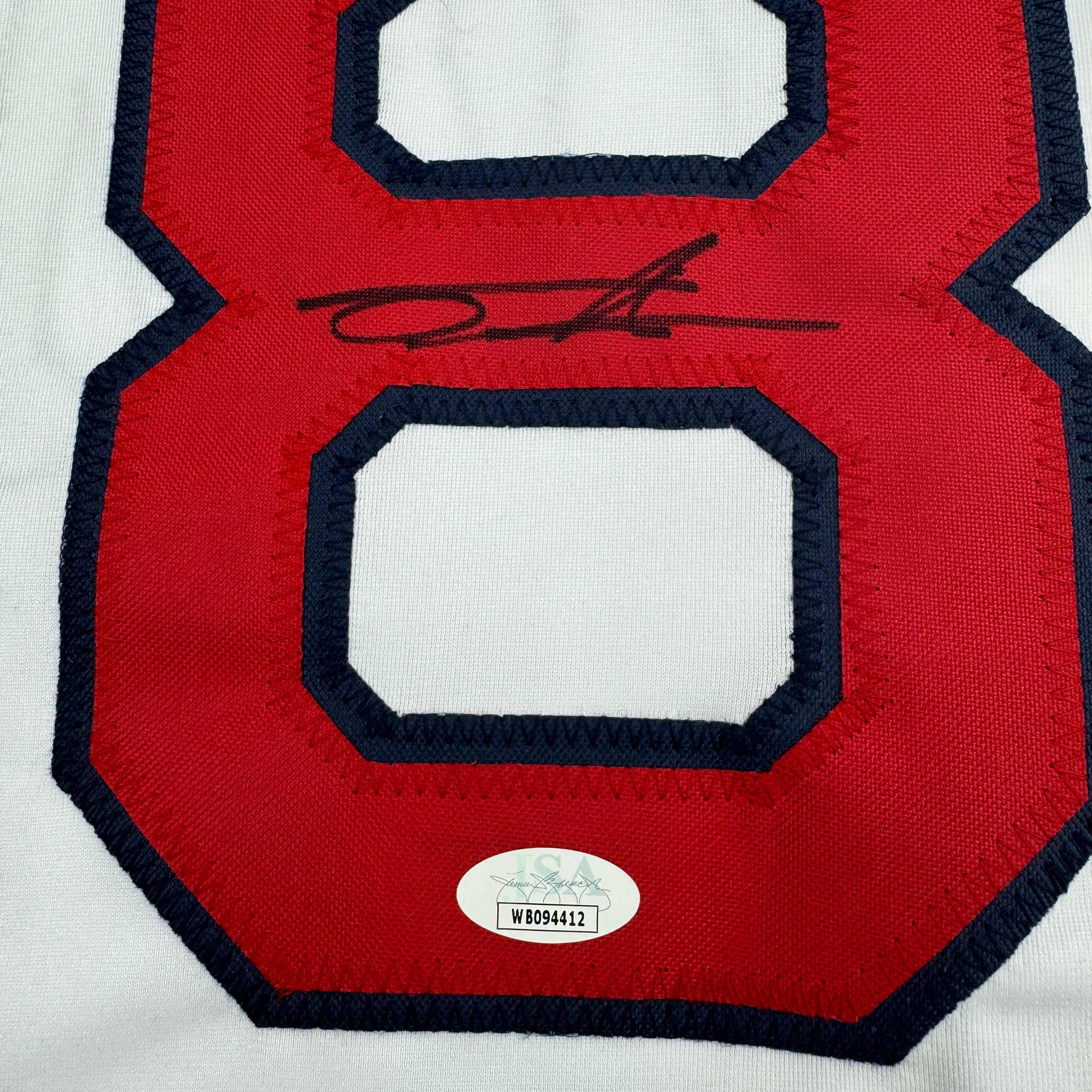 Autographed/Signed Tanner Houck Boston White Baseball Jersey JSA COA