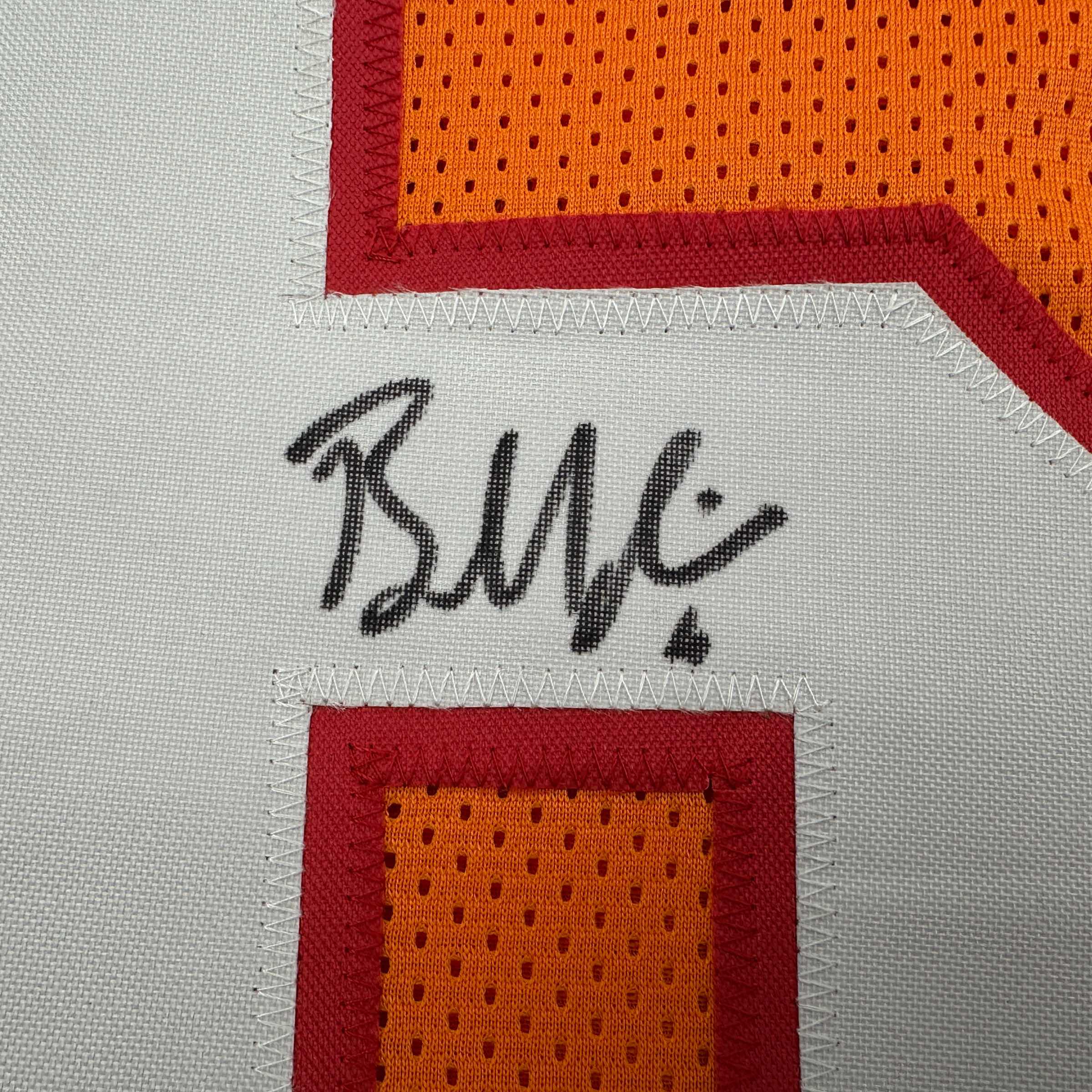 Autographed/Signed Baker Mayfield Tampa Bay Orange Creamsicle Retro Throwback Football Jersey Beckett BAS COA