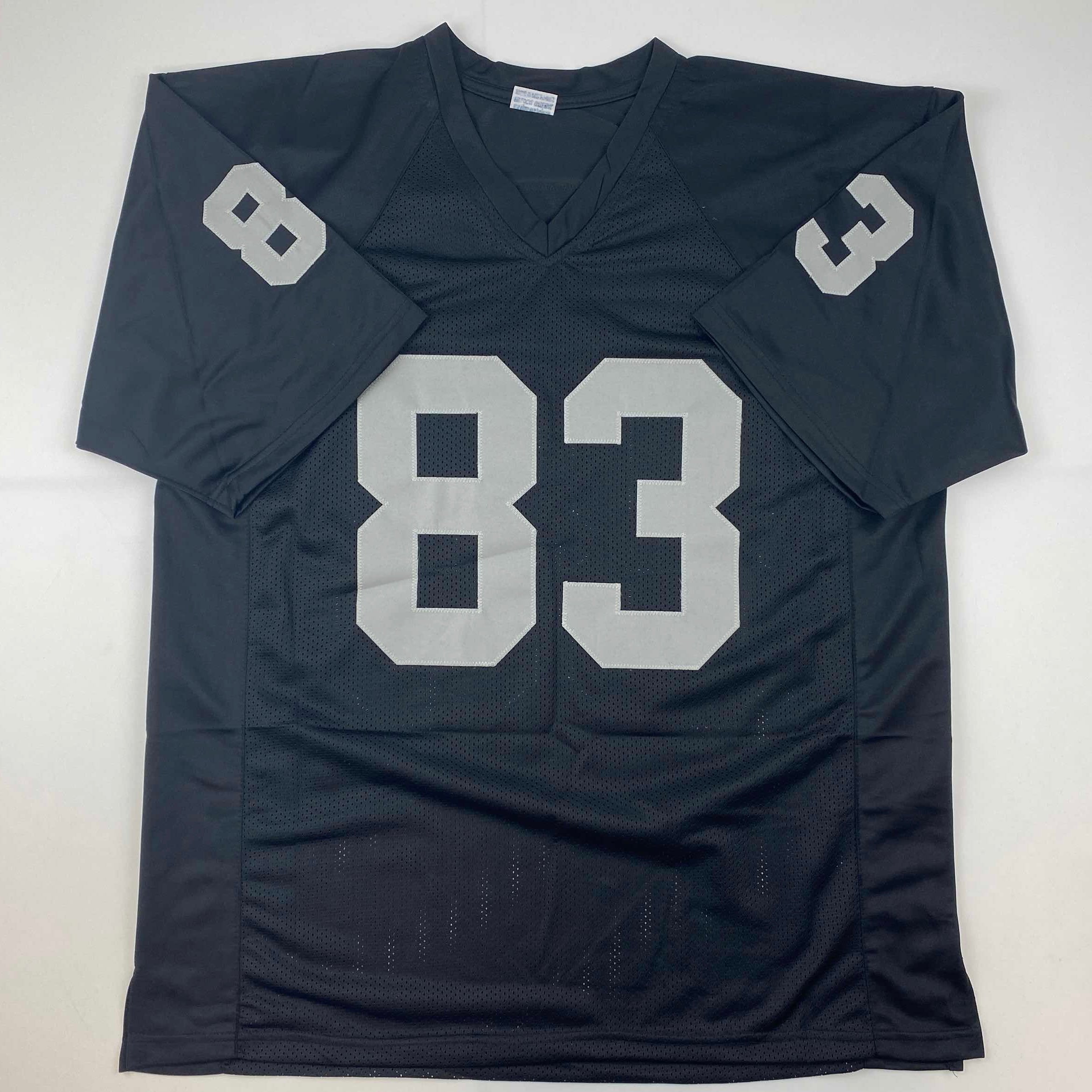Facsimile Autographed Darren Waller Oakland Las Vegas Black Reprint Laser Auto Football Jersey Size Men's XL