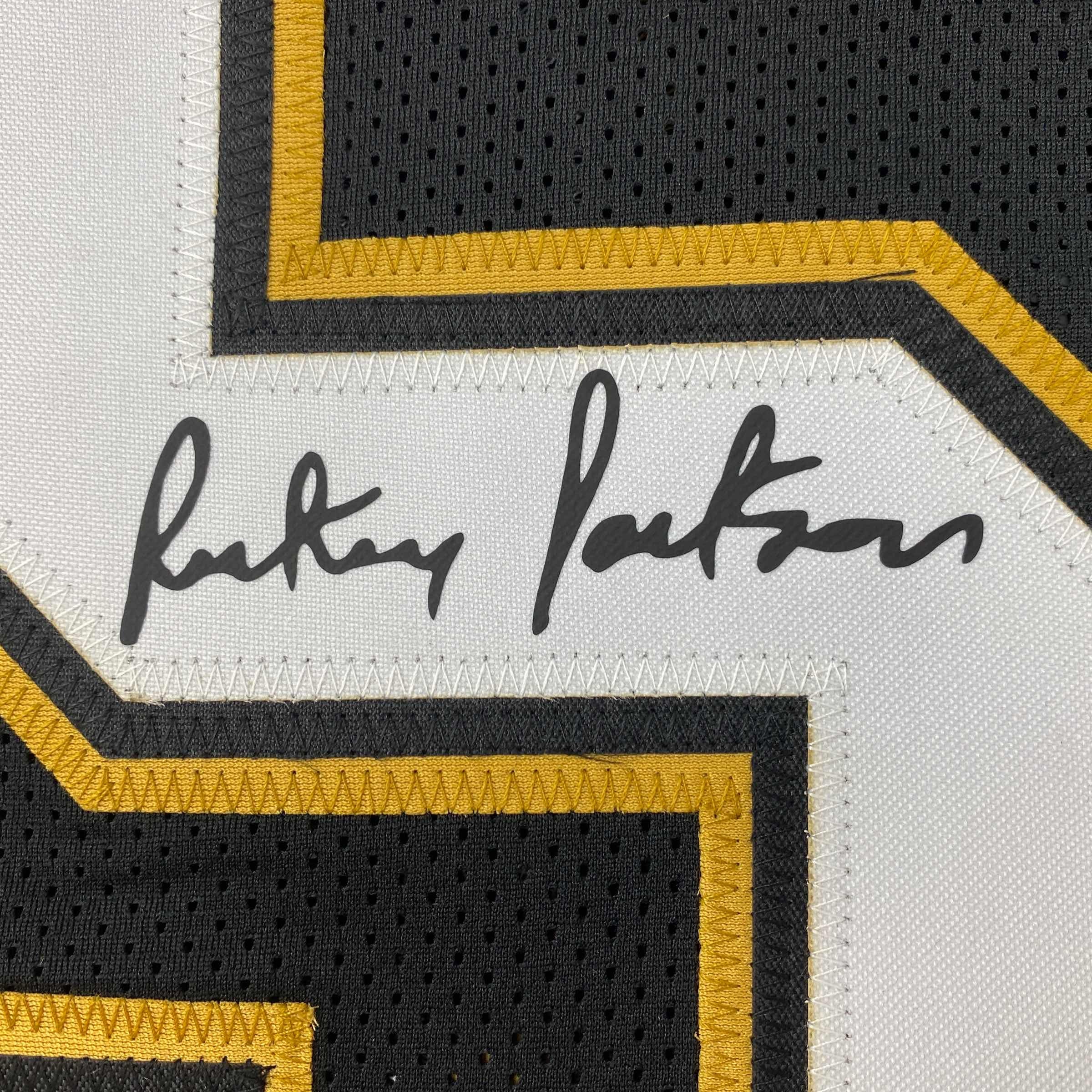 Facsimile Autographed Rickey Jackson New Orleans Black Reprint Laser Auto Football Jersey Size Men's XL
