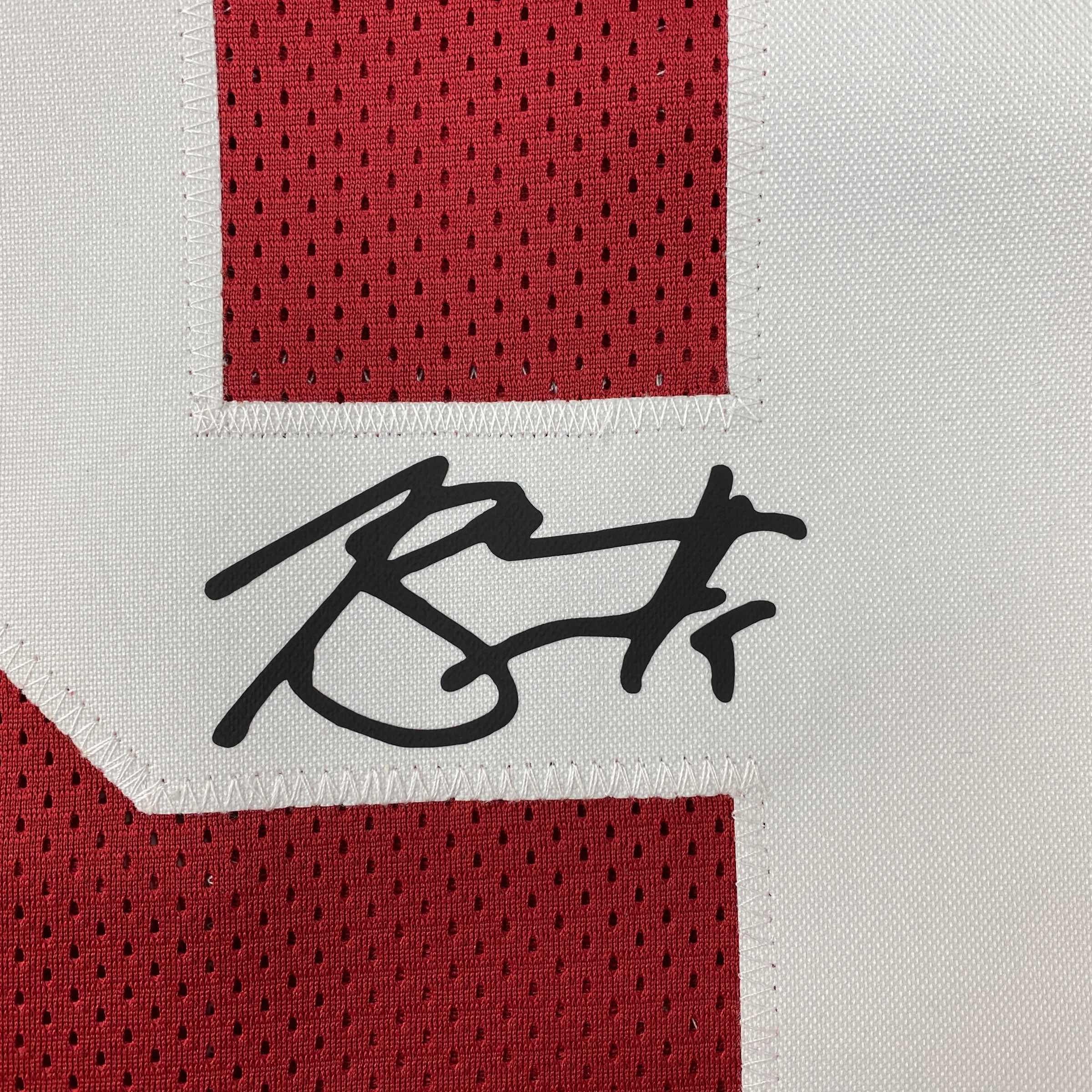 Facsimile Autographed Bryce Young Alabama Red Reprint Laser Auto College Football Jersey Size Men's XL