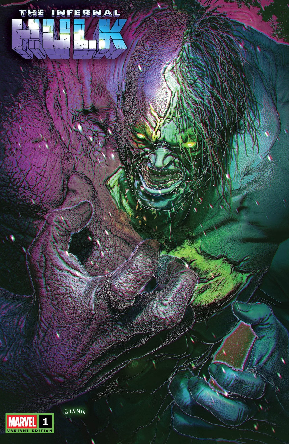 Infernal Hulk #1 JOHN GIANG Singapore Comic Con Exclusive Trade Dress