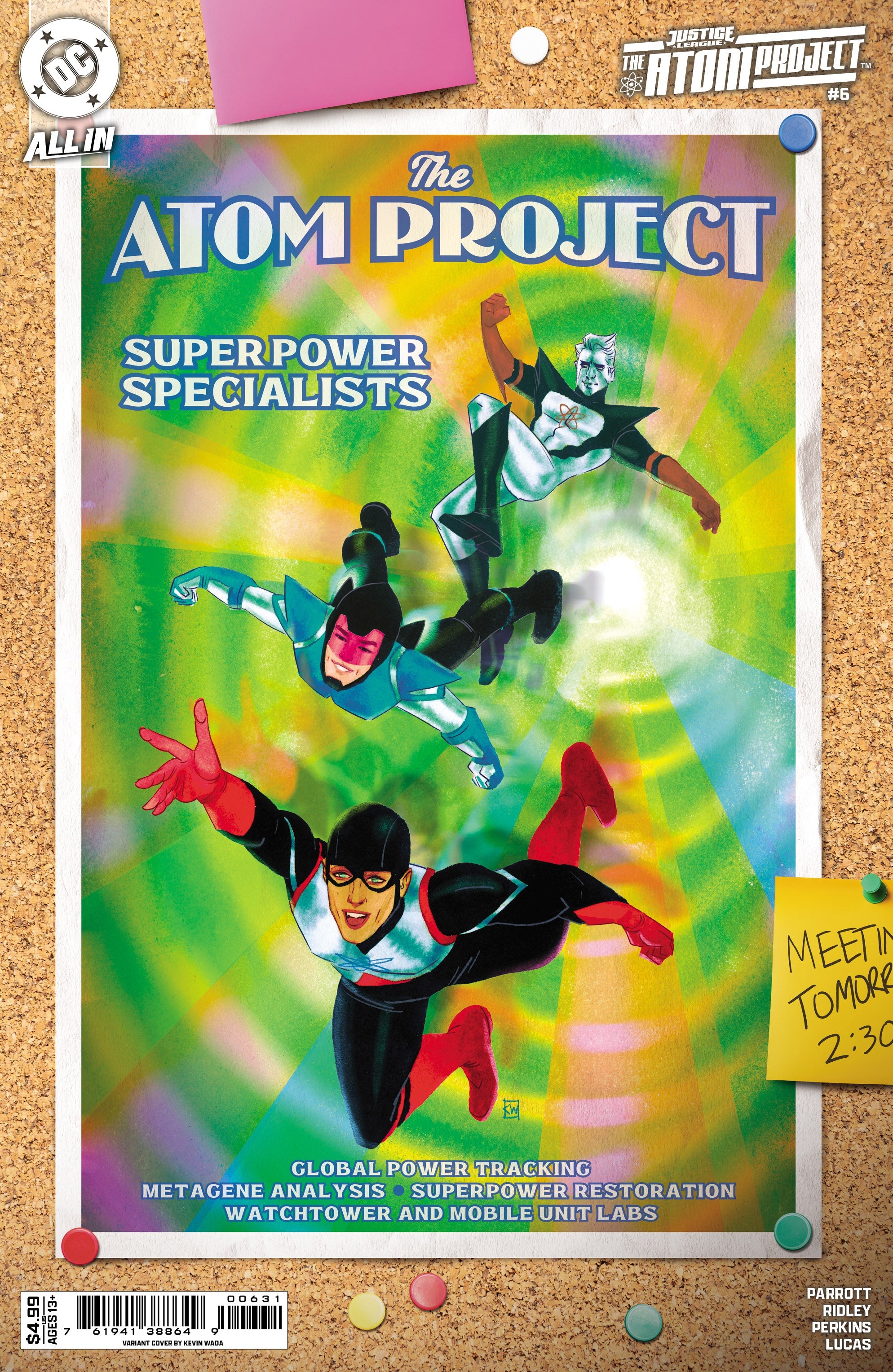 Justice League The Atom Project #6 (Of 6) C Kevin Wada Variant (06/04/2025) Dc