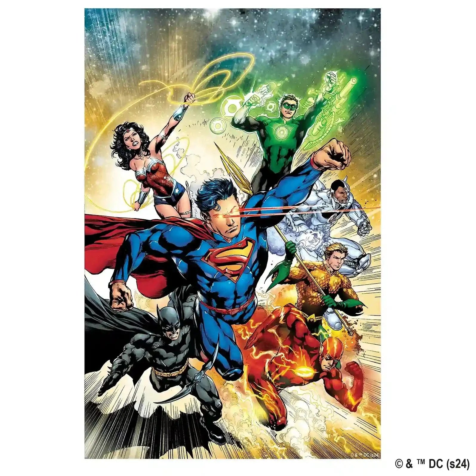 Justice League Heroes Wooden Jigsaw Puzzle